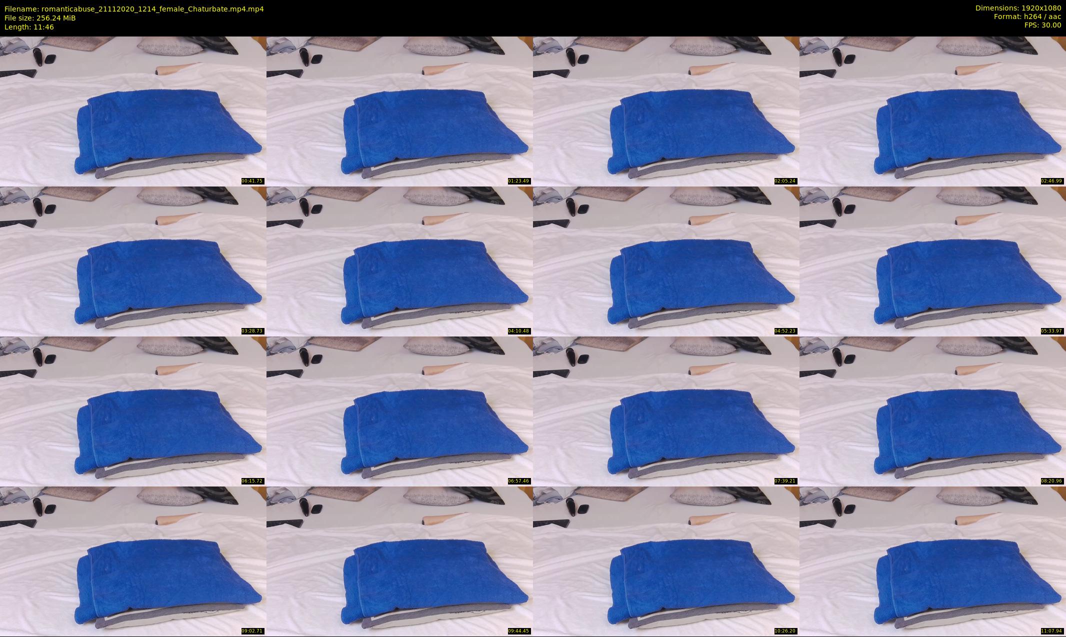 romanticabuse — 12 minute Chaturbate female cam show recording, 1080p, Nov 21, 2020