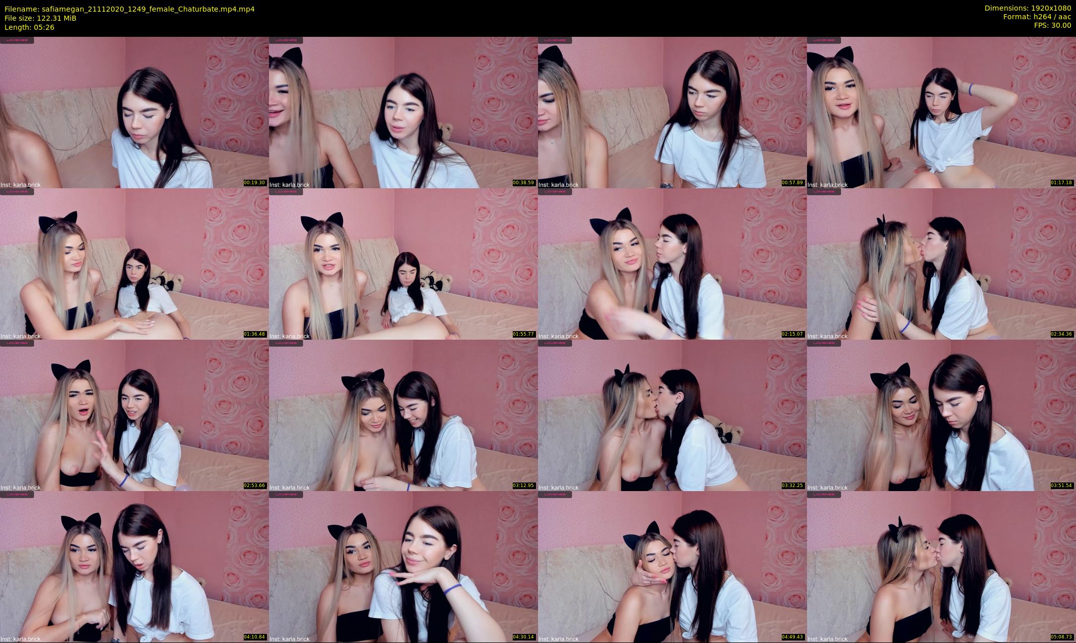 safiamegan — 6 minute Chaturbate couple cam show recording, 1080p, Nov 21, 2020