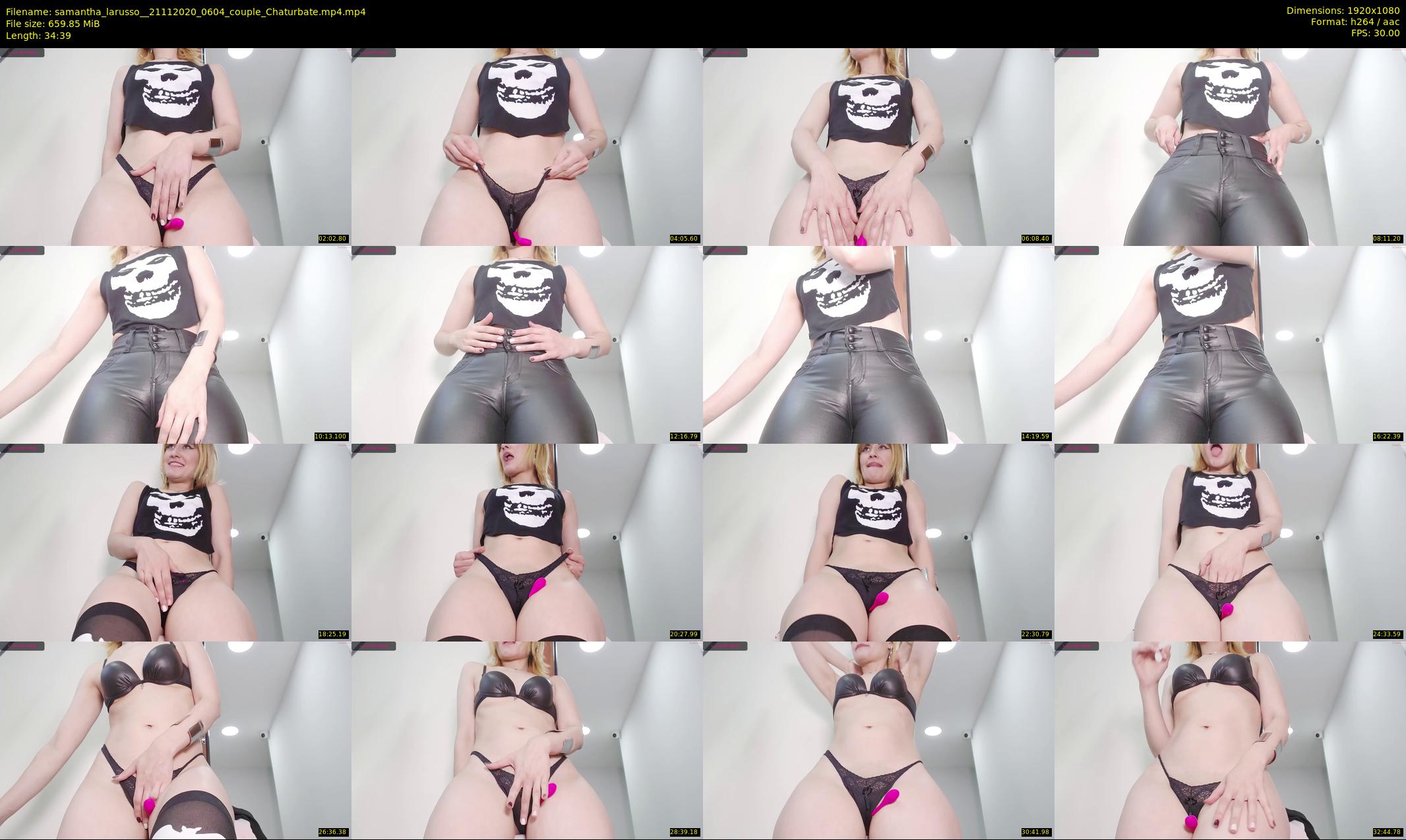 samantha_larusso_ — 35 minute Chaturbate couple cam show recording, 1080p, Nov 21, 2020