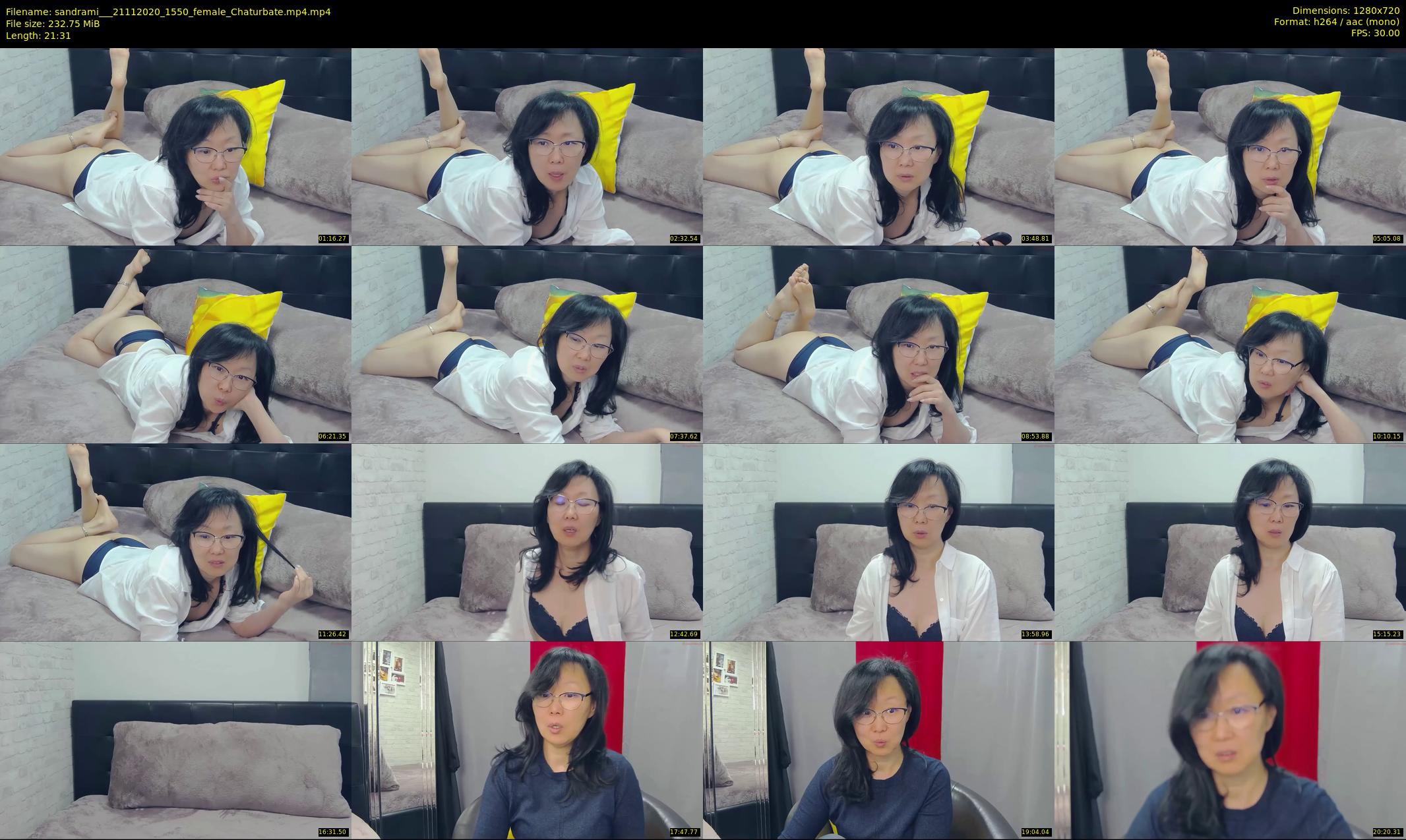 sandrami__ — 22 minute Chaturbate female cam show recording, 720p, Nov 21, 2020