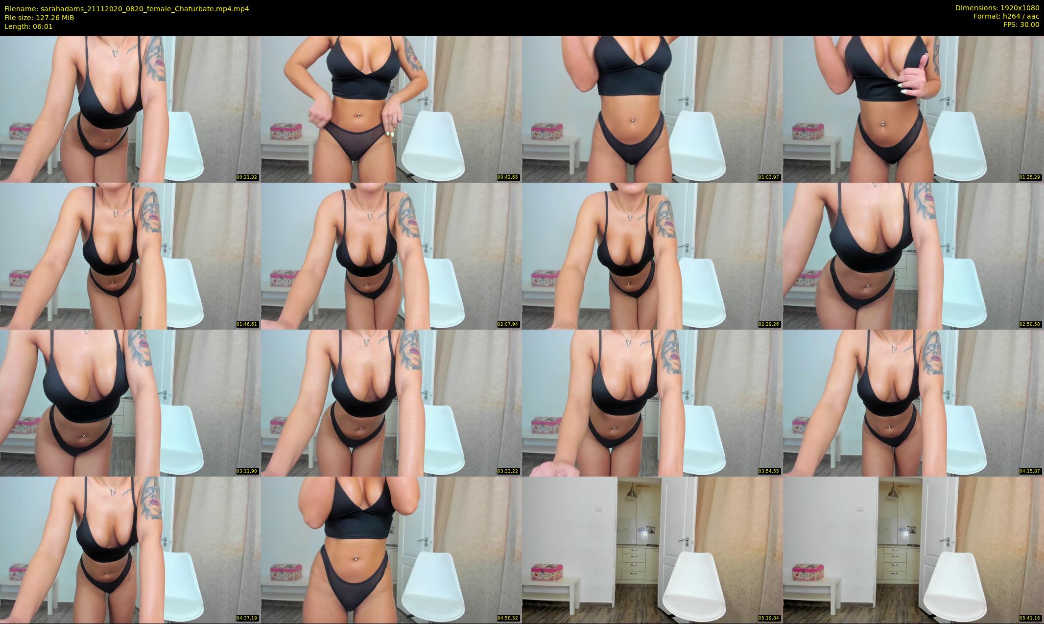 sarahadams — 7 minute Chaturbate female cam show recording, 1080p, Nov 21, 2020