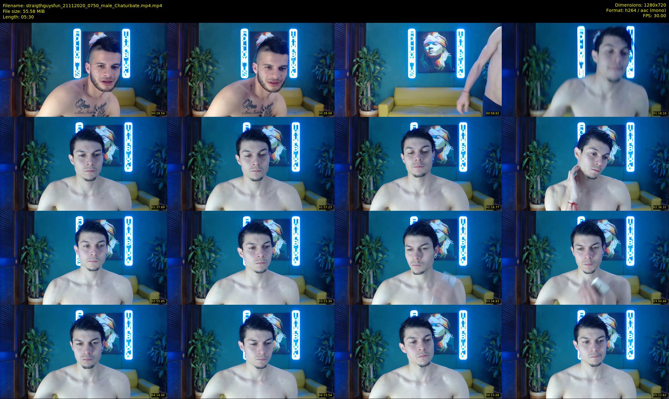 straigthguysfun — 6 minute Chaturbate male cam show recording, 720p, Nov 21, 2020