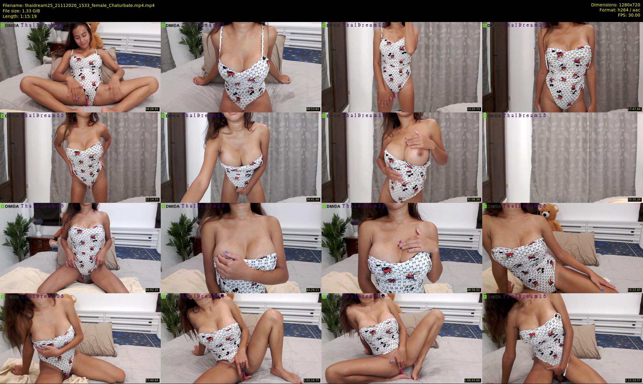 thaidream25 — 76 minute Chaturbate female cam show recording, 720p, Nov 21, 2020