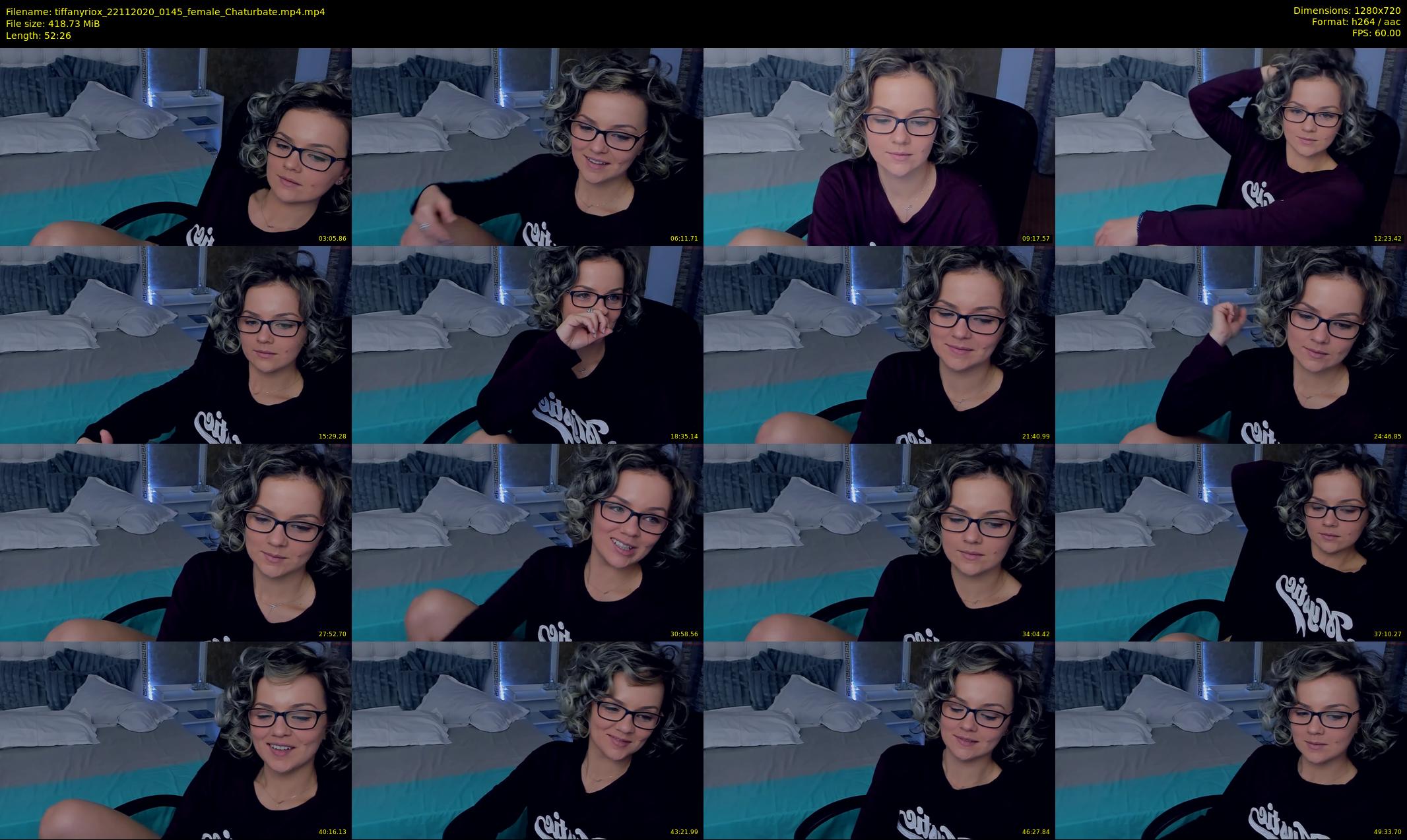 tiffanyriox — 53 minute Chaturbate female cam show recording, 720p, Nov 22, 2020