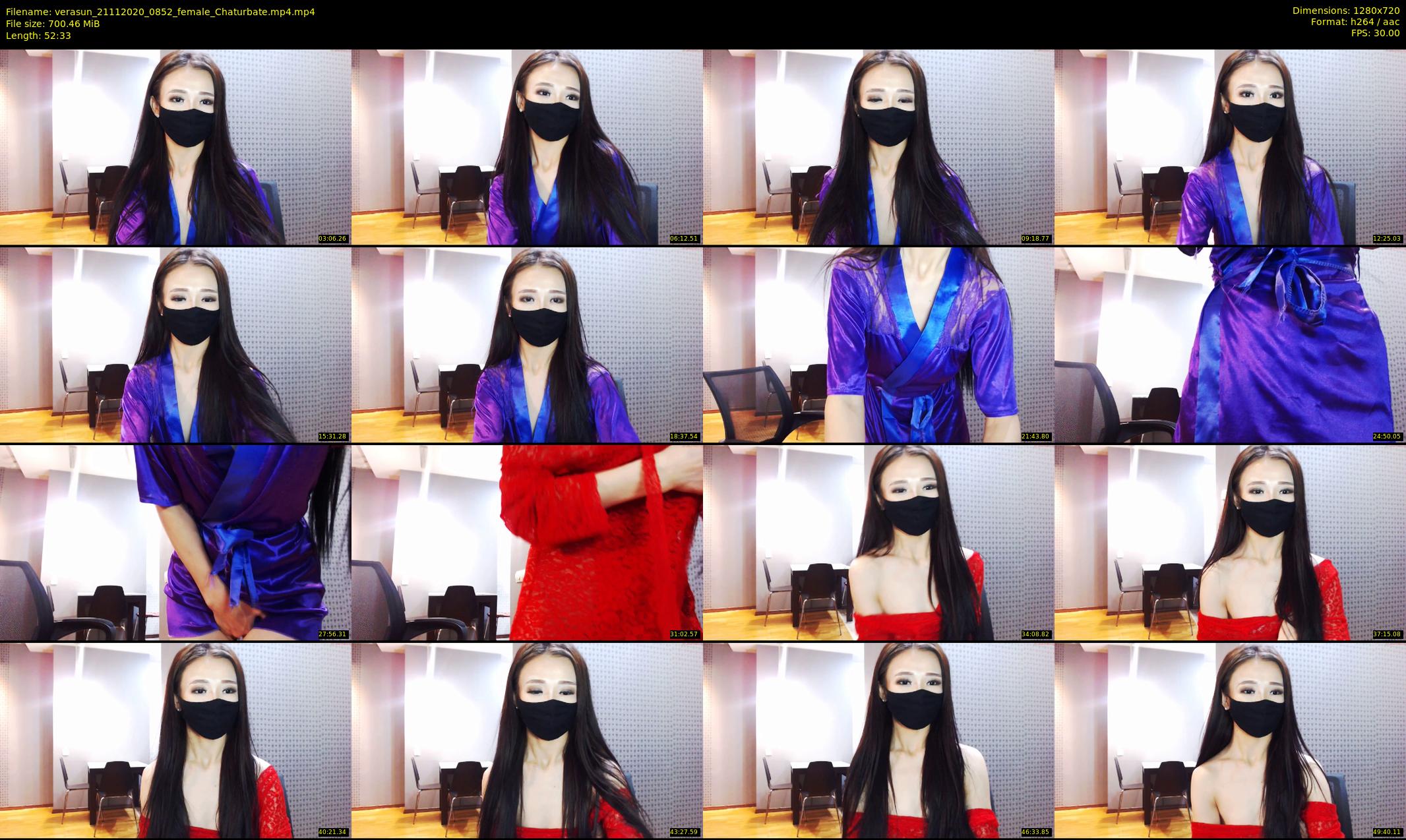 verasun — 53 minute Chaturbate female cam show recording, 720p, Nov 21, 2020