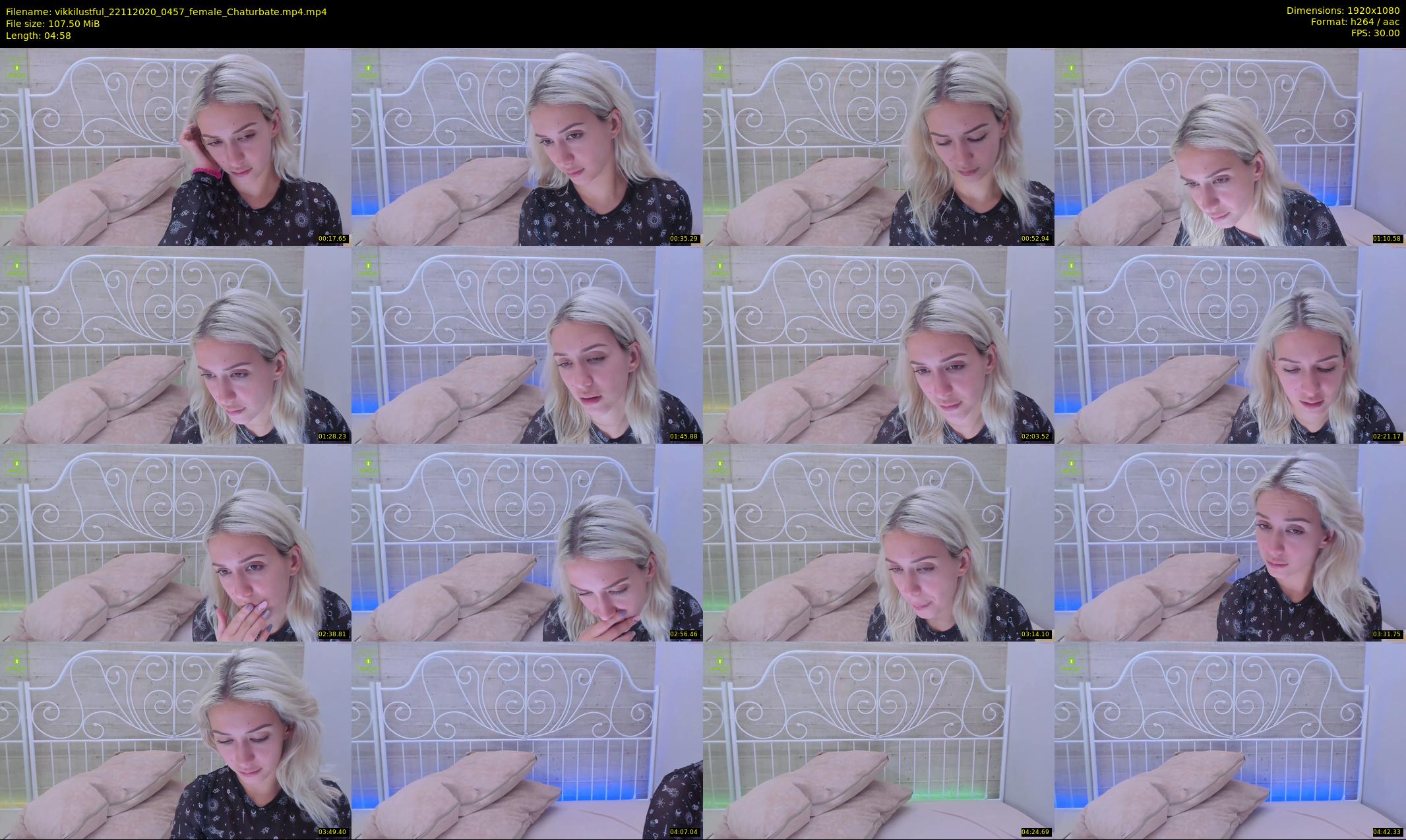 vikkilustful — 5 minute Chaturbate female cam show recording, 1080p, Nov 22, 2020