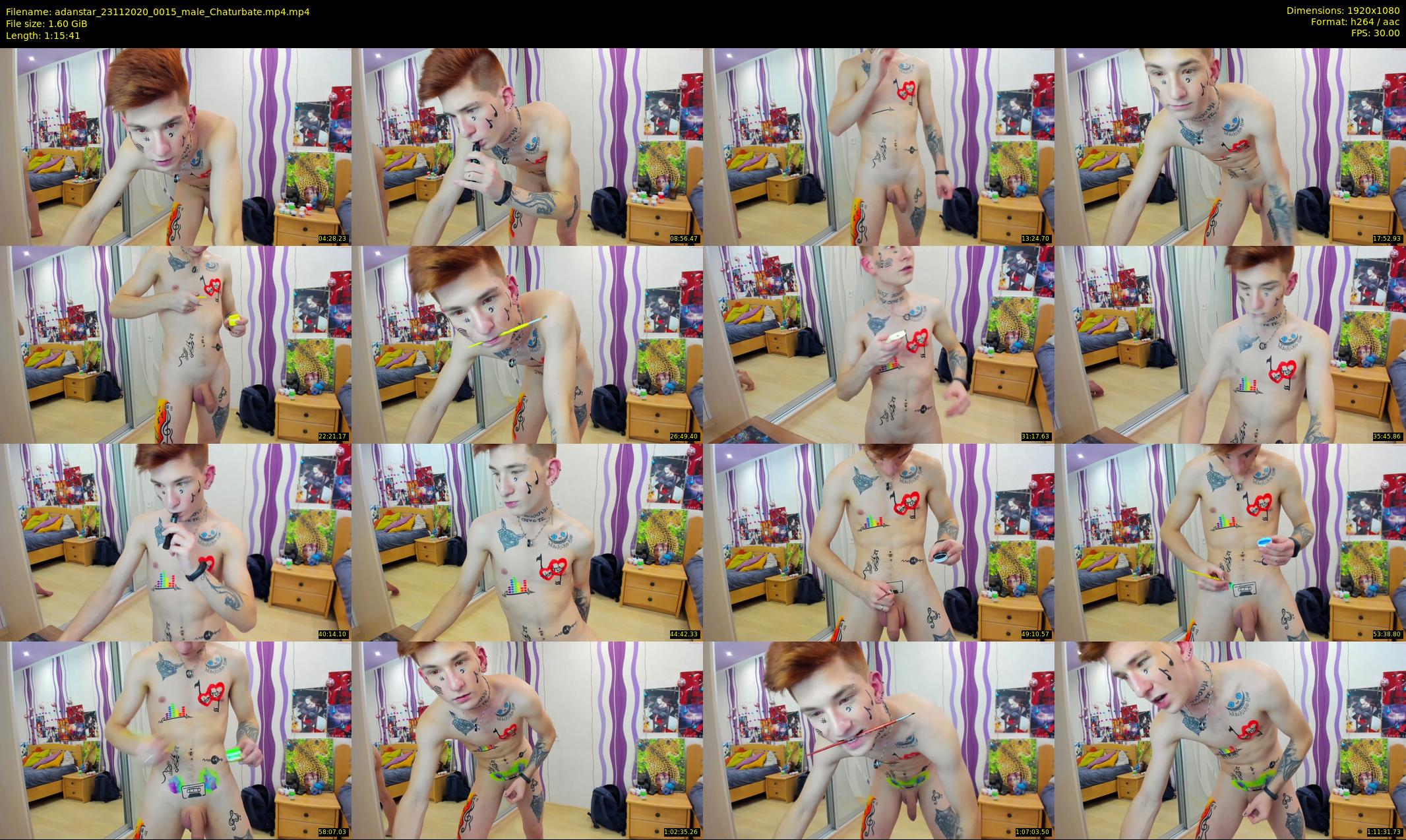 adanstar — 76 minute Chaturbate male cam show recording, 1080p, Nov 23, 2020