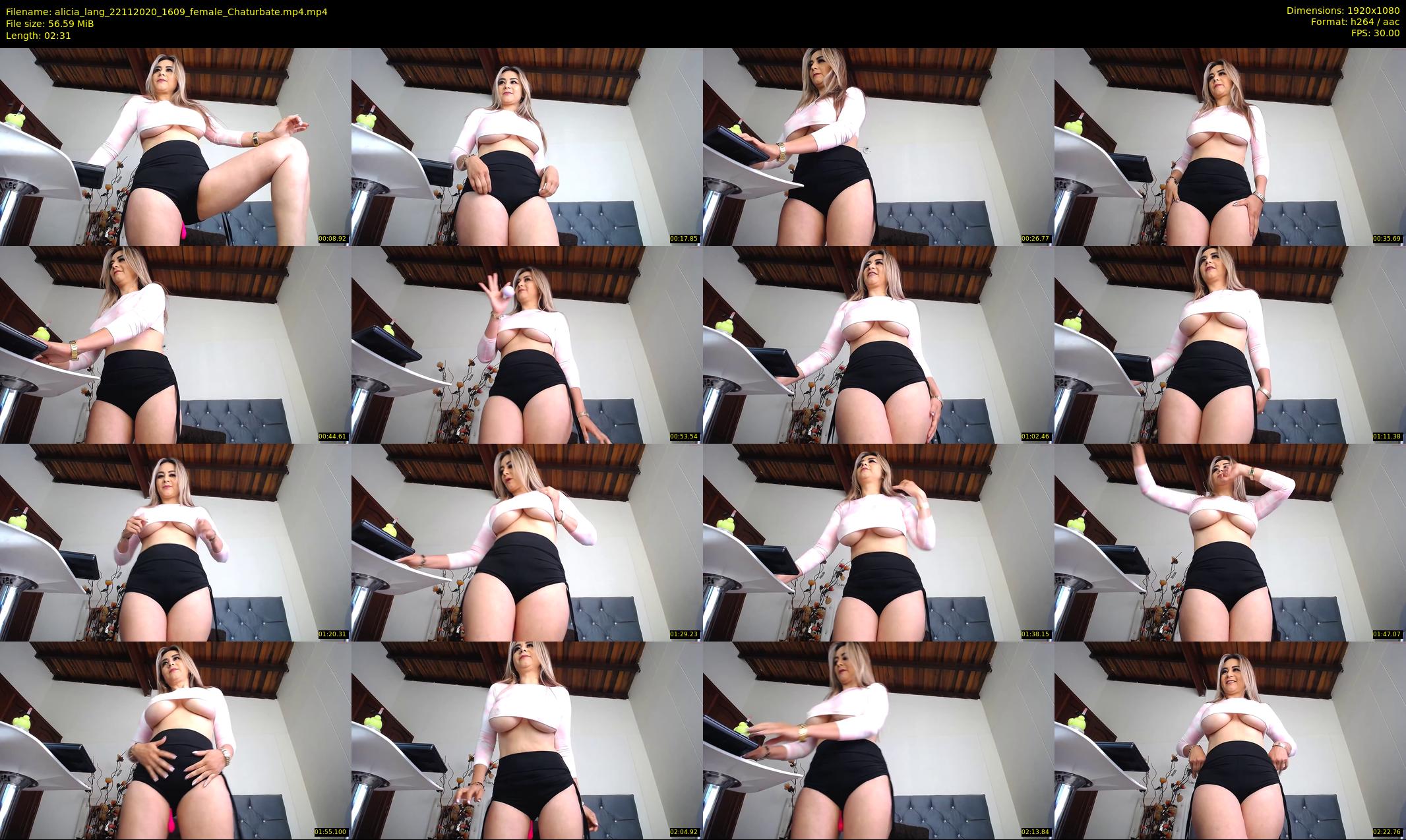 alicia_lang — 3 minute Chaturbate female cam show recording, 1080p, Nov 22, 2020