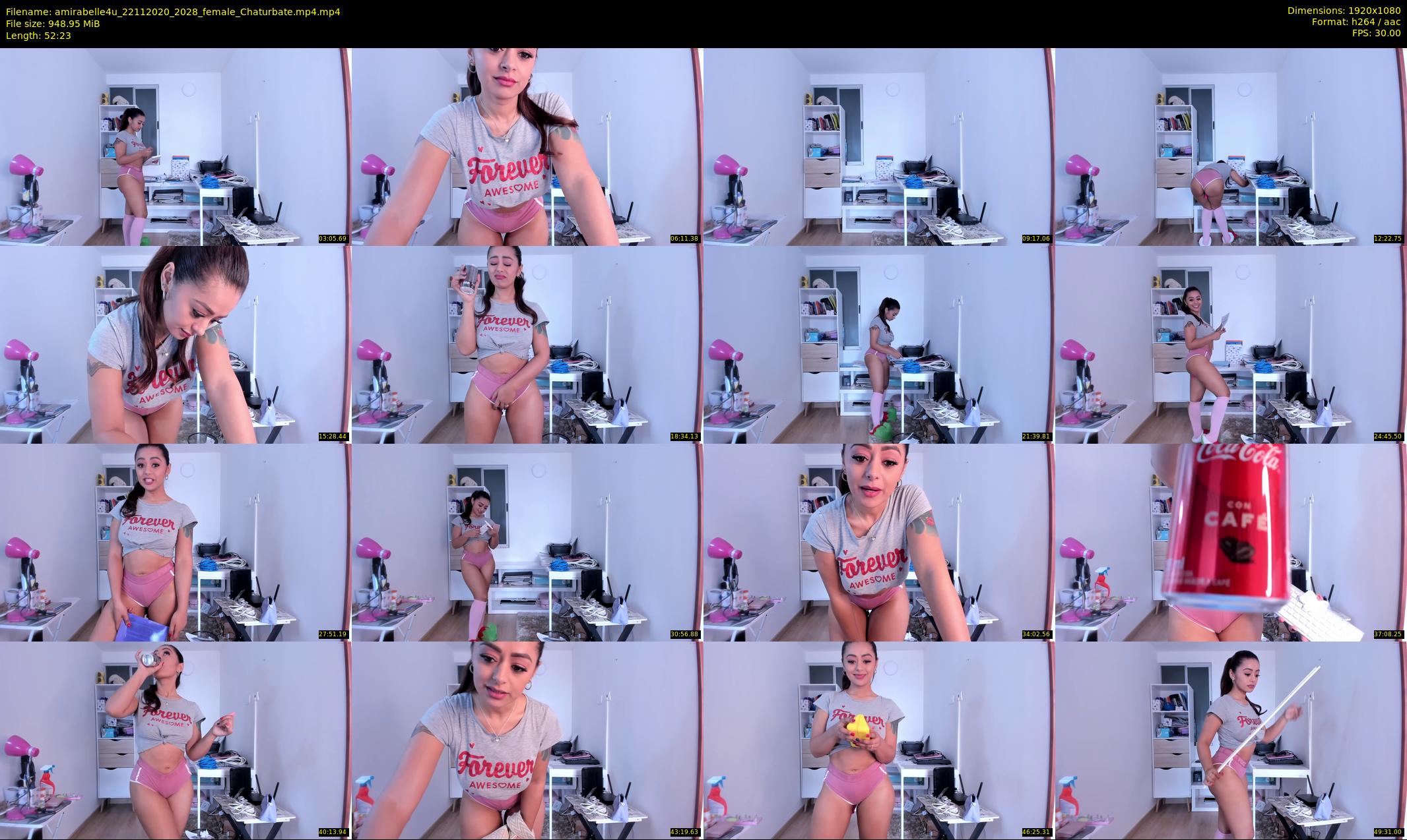amirabelle4u — 53 minute Chaturbate female cam show recording, 1080p, Nov 22, 2020