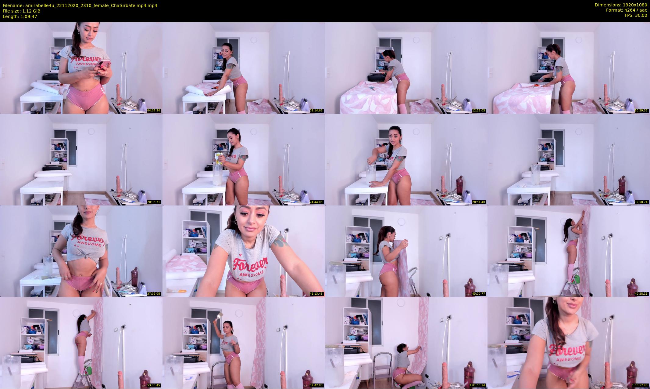 amirabelle4u — 70 minute Chaturbate female cam show recording, 1080p, Nov 22, 2020