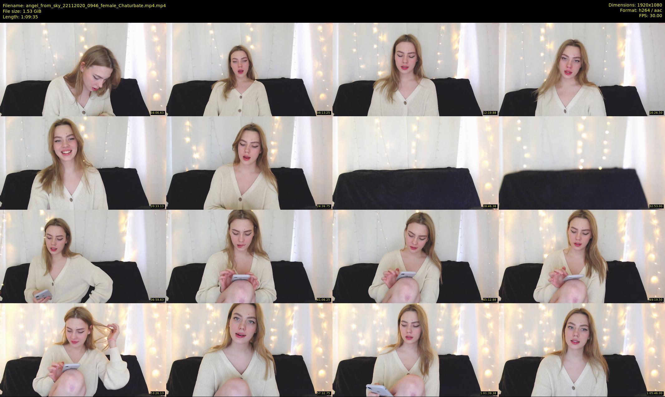 angel_from_sky — 70 minute Chaturbate female cam show recording, 1080p, Nov 22, 2020
