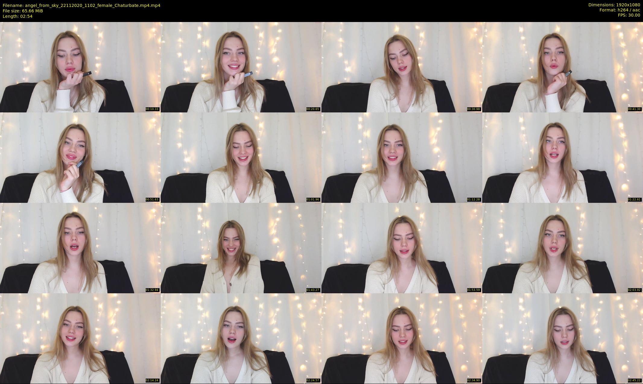 angel_from_sky — 3 minute Chaturbate female cam show recording, 1080p, Nov 22, 2020