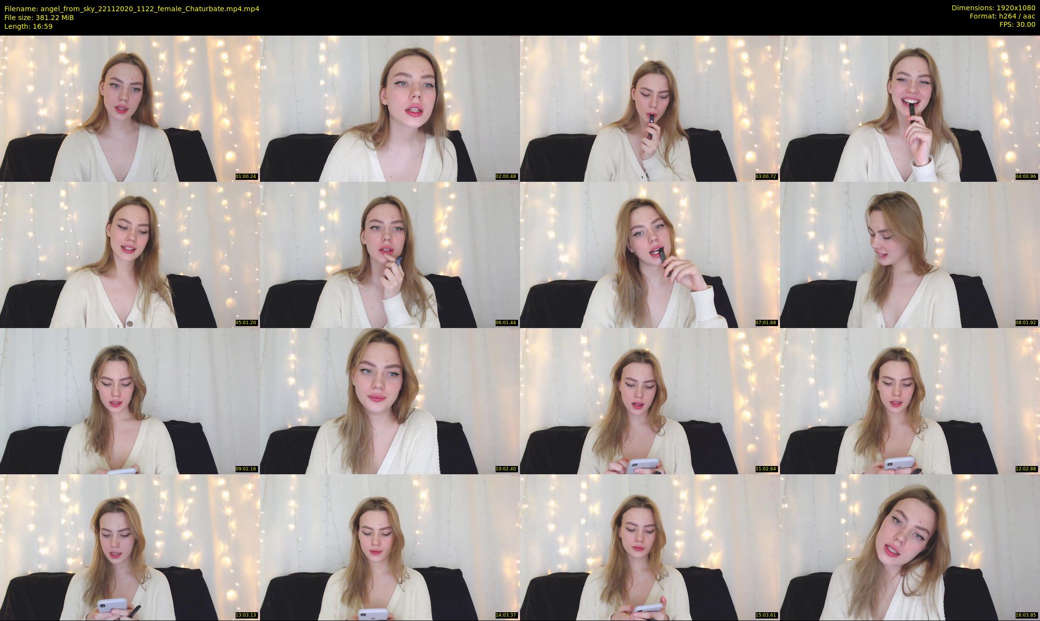 angel_from_sky — 17 minute Chaturbate female cam show recording, 1080p, Nov 22, 2020