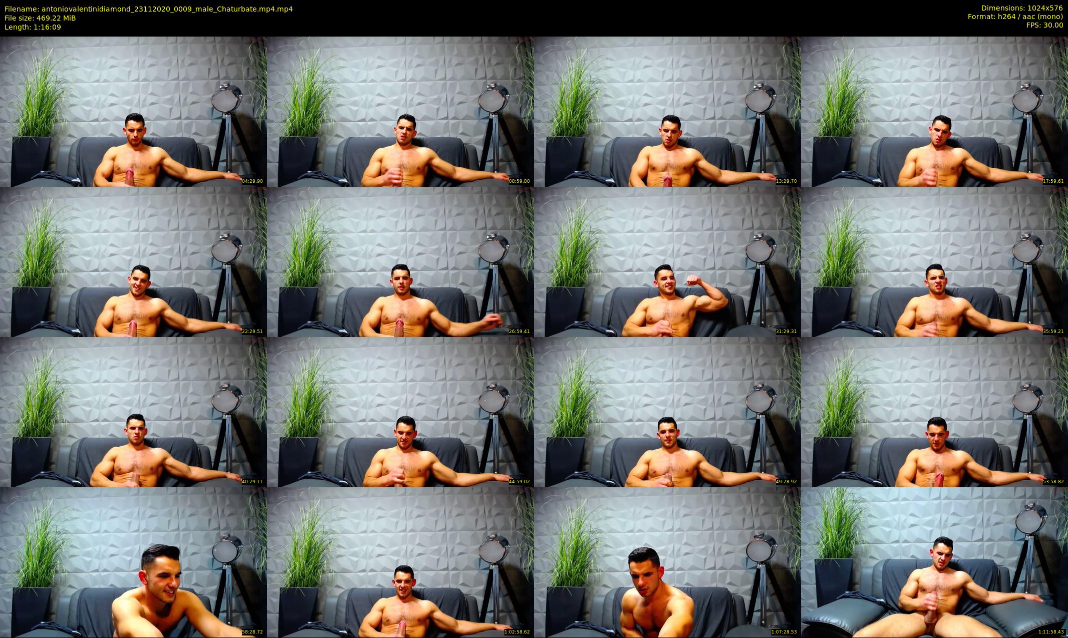 antoniovalentinidiamond — 77 minute Chaturbate male cam show recording, 480p, Nov 23, 2020