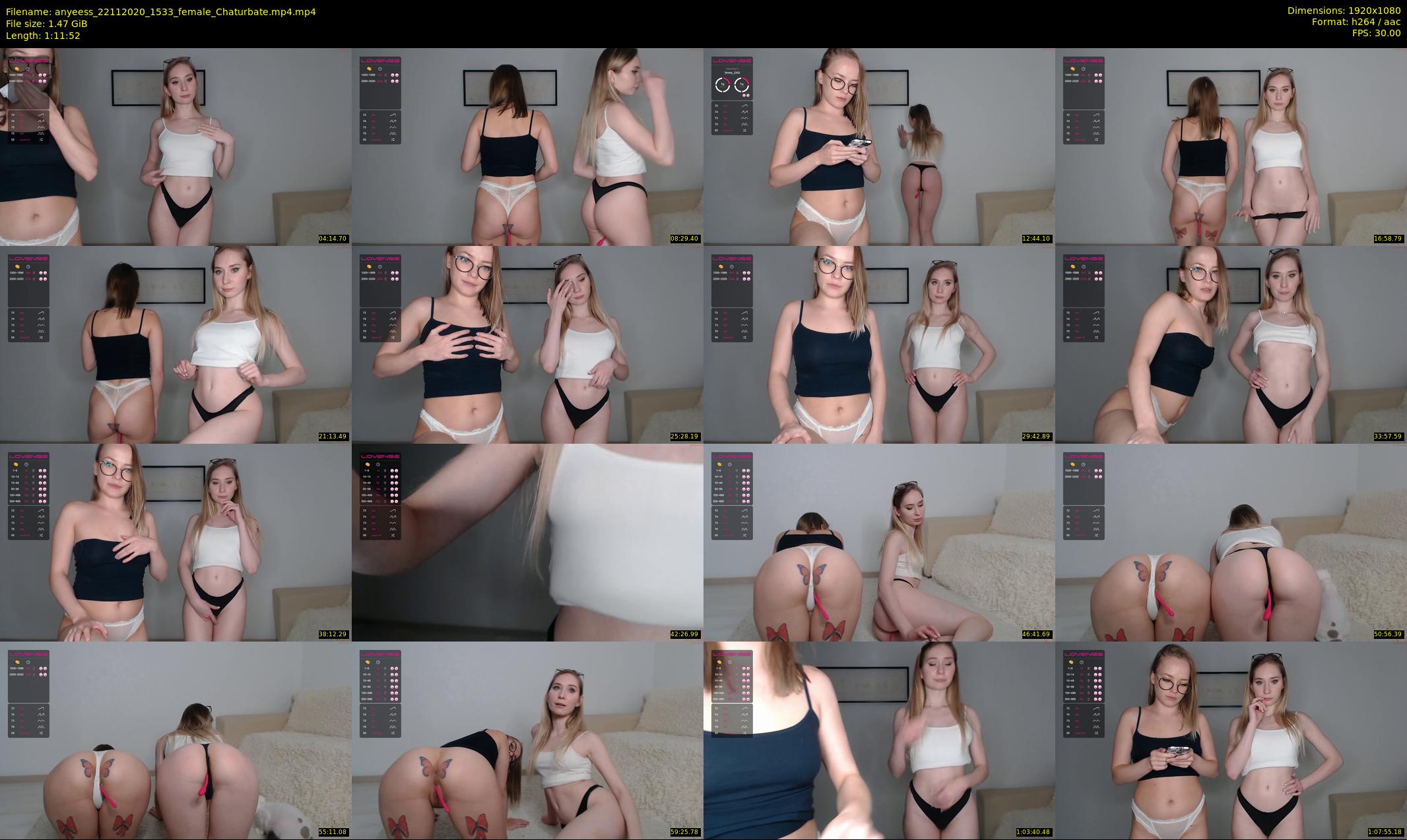 anyeess — 72 minute Chaturbate female cam show recording, 1080p, Nov 22, 2020