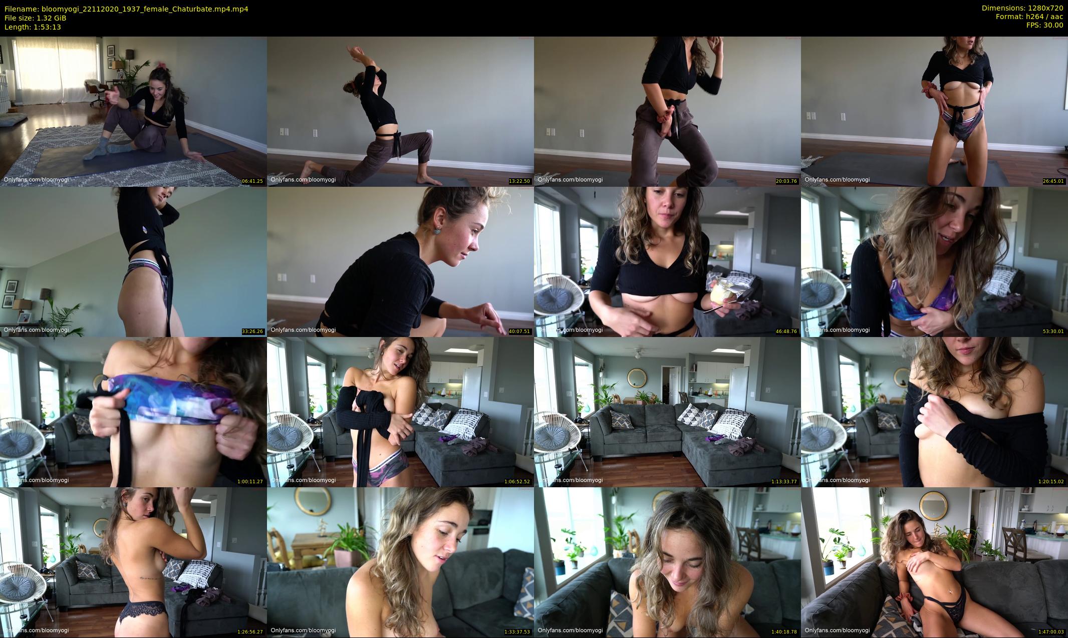 bloomyogi — 114 minute Chaturbate female cam show recording, 720p, Nov 22, 2020