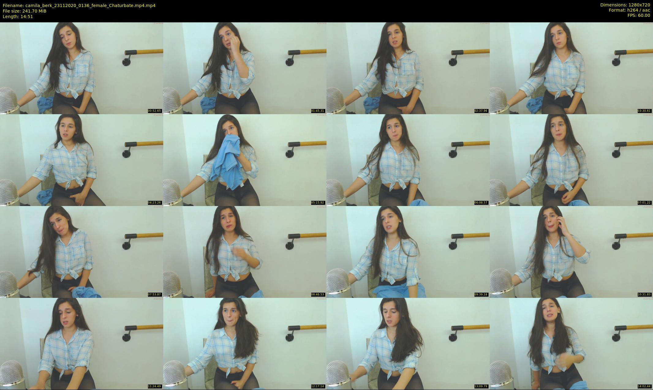 camila_berk — 15 minute Chaturbate female cam show recording, 720p, Nov 23, 2020