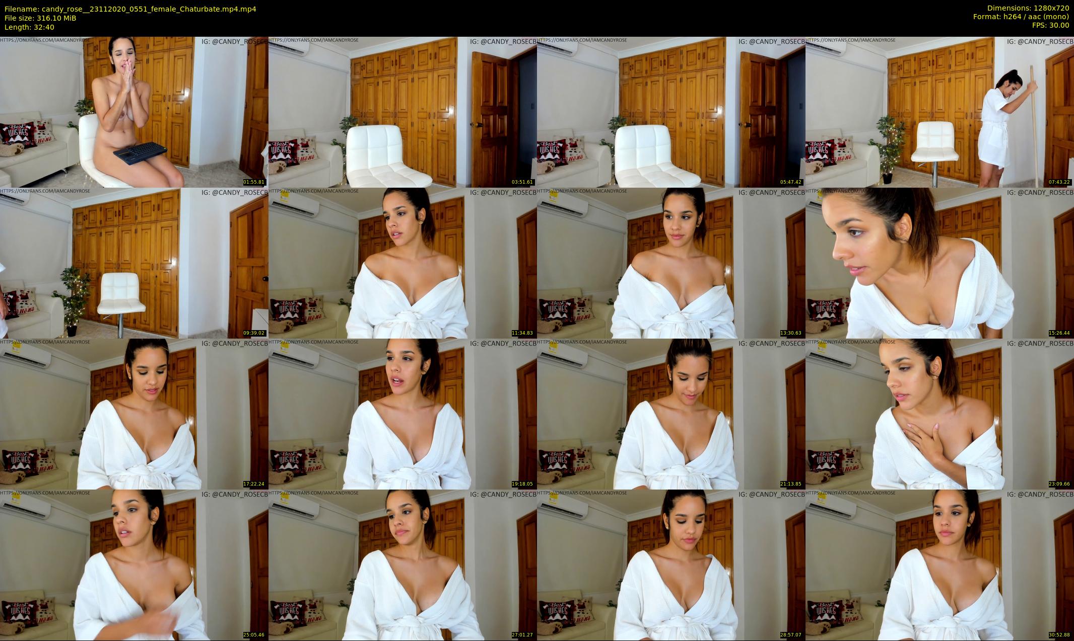 candy_rose_ — 33 minute Chaturbate female cam show recording, 720p, Nov 23, 2020