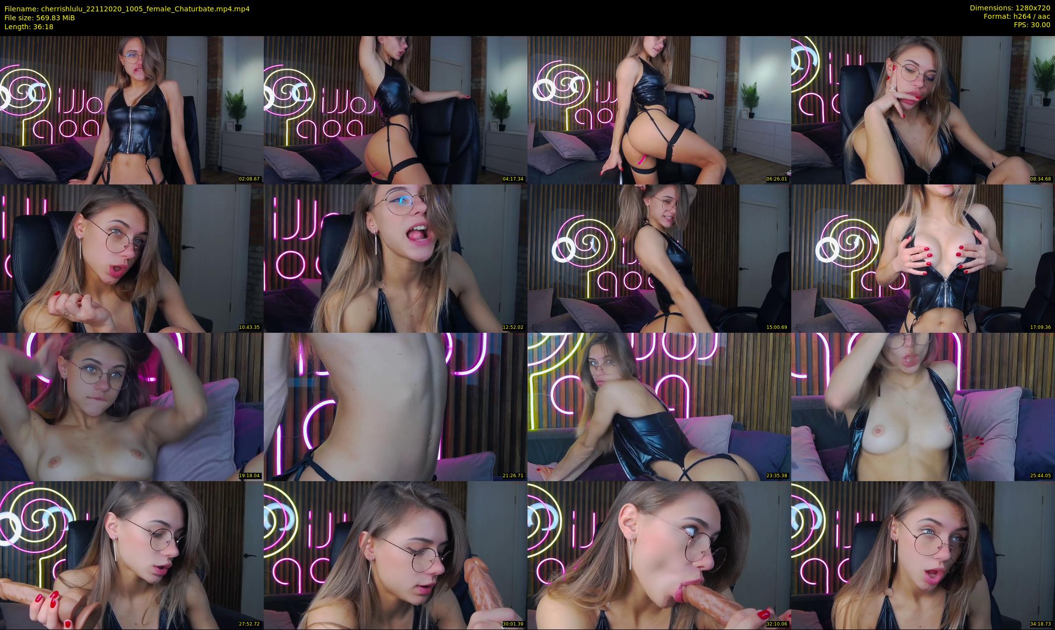 cherrishlulu — 37 minute Chaturbate female cam show recording, 720p, Nov 22, 2020