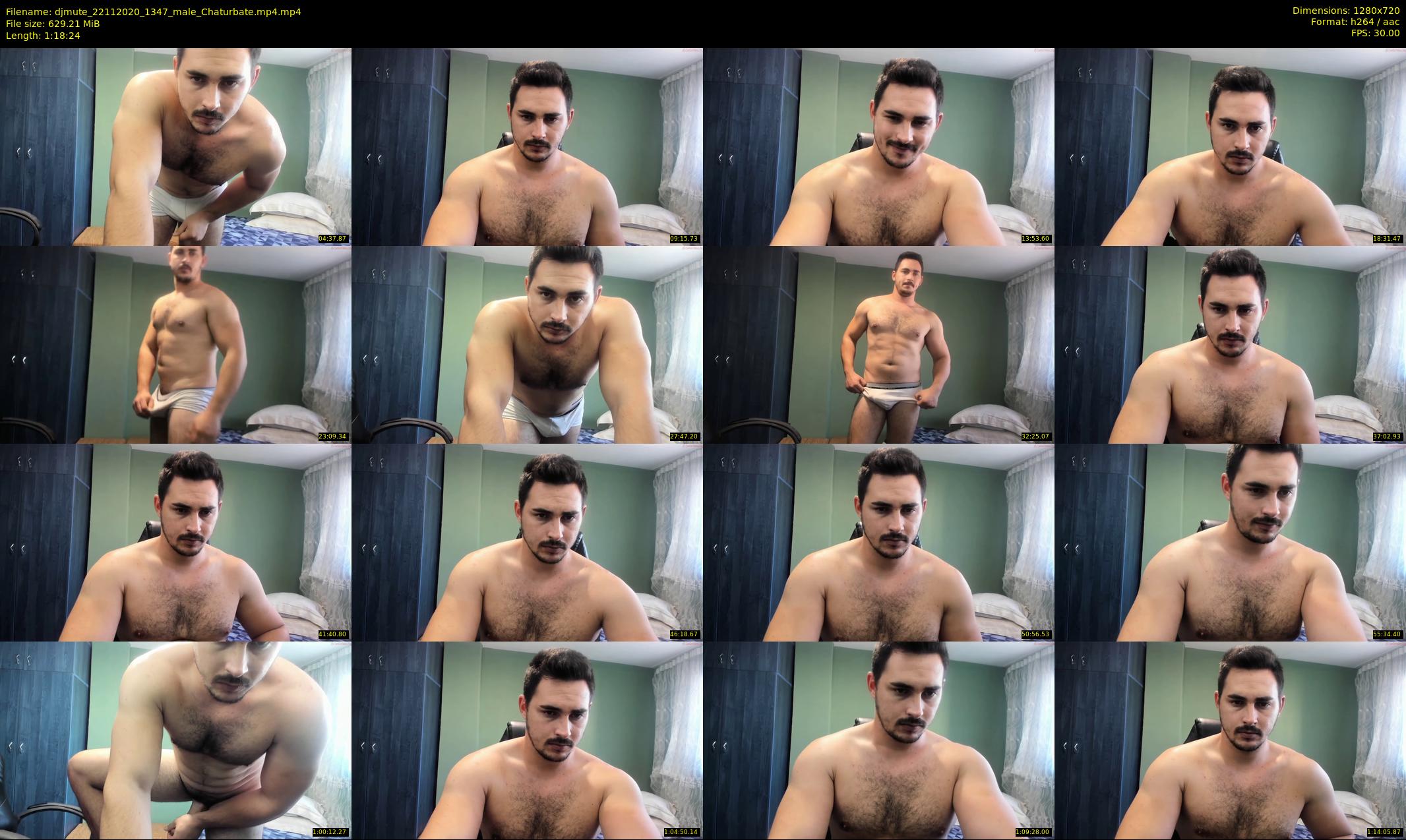 djmute — 79 minute Chaturbate male cam show recording, 720p, Nov 22, 2020
