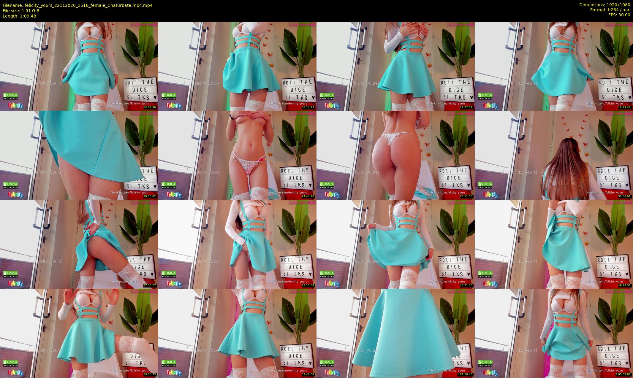 felicity_yours — 70 minute Chaturbate female cam show recording, 1080p, Nov 22, 2020