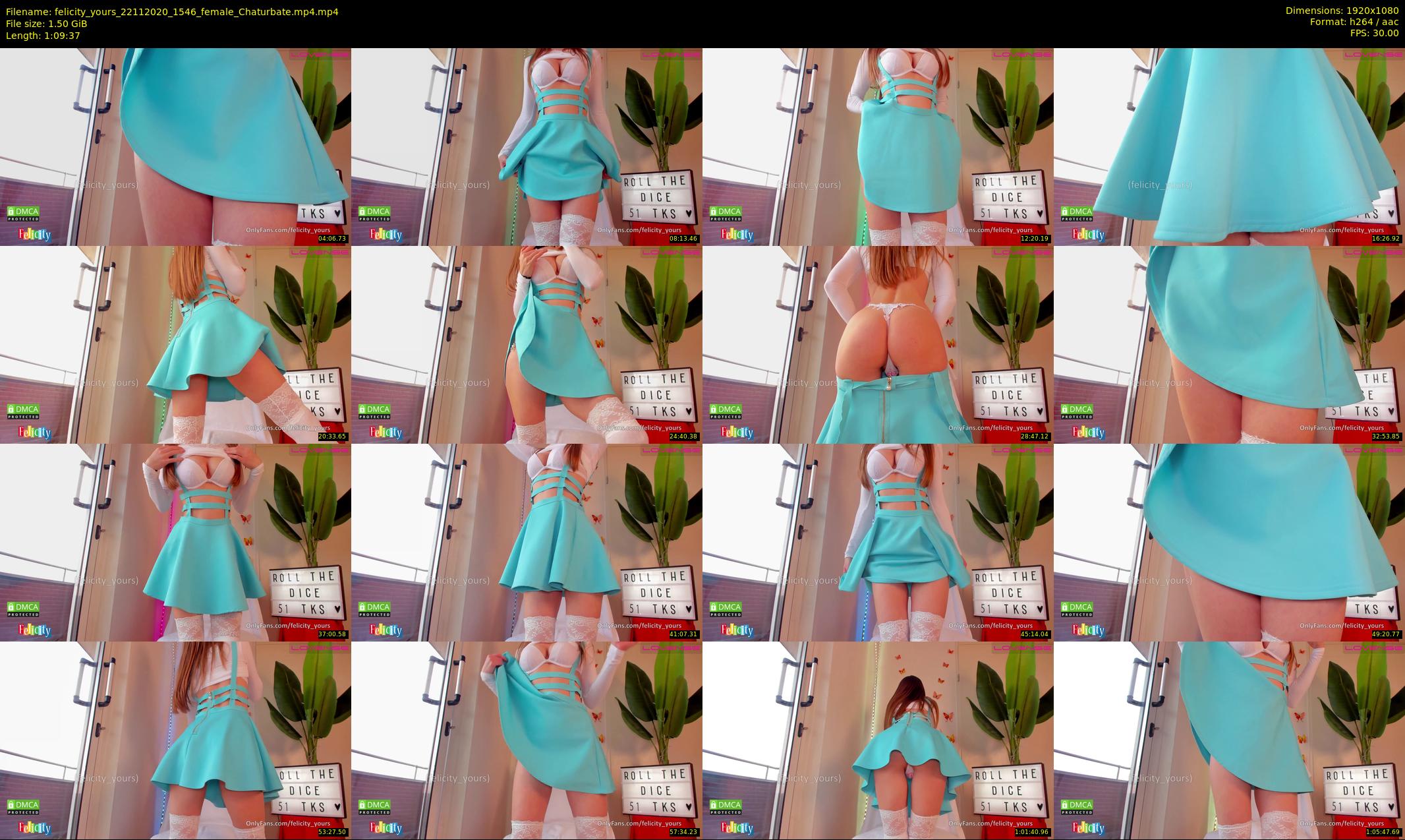 felicity_yours — 70 minute Chaturbate female cam show recording, 1080p, Nov 22, 2020
