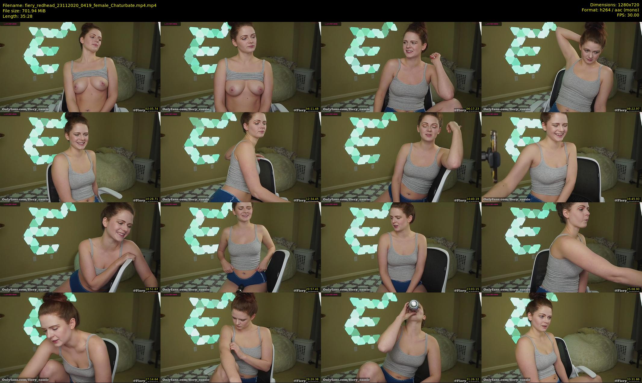 fiery_redhead — 36 minute Chaturbate female cam show recording, 720p, Nov 23, 2020