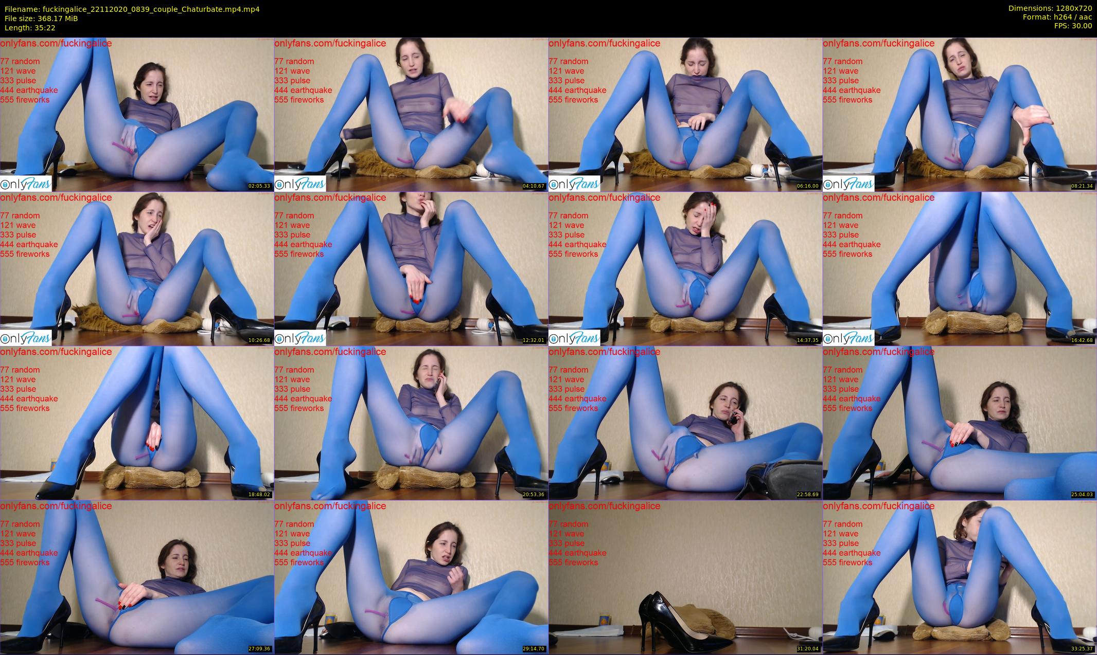 fuckingalice — 36 minute Chaturbate female cam show recording, 720p, Nov 22, 2020