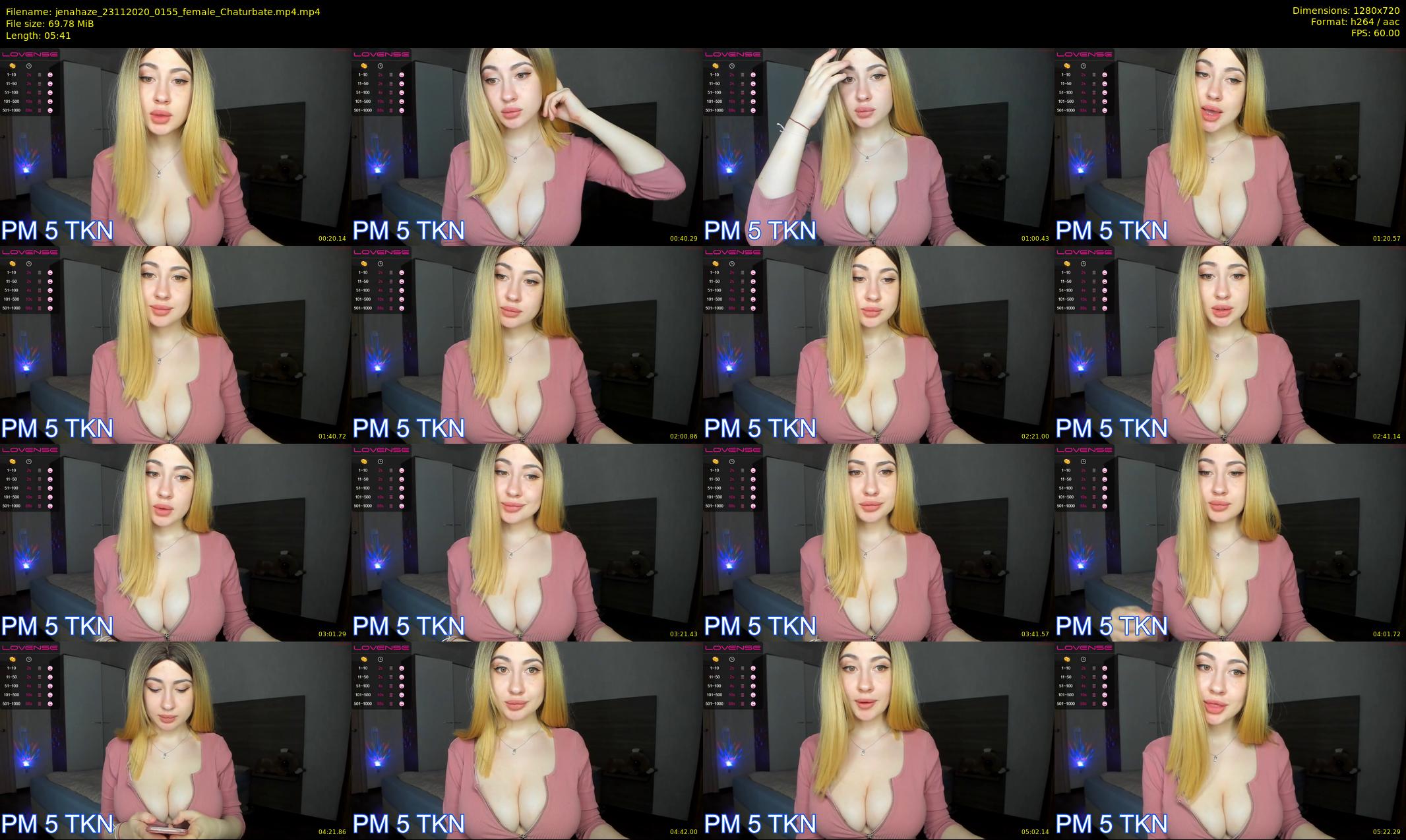 jenahaze — 6 minute Chaturbate female cam show recording, 720p, Nov 23, 2020