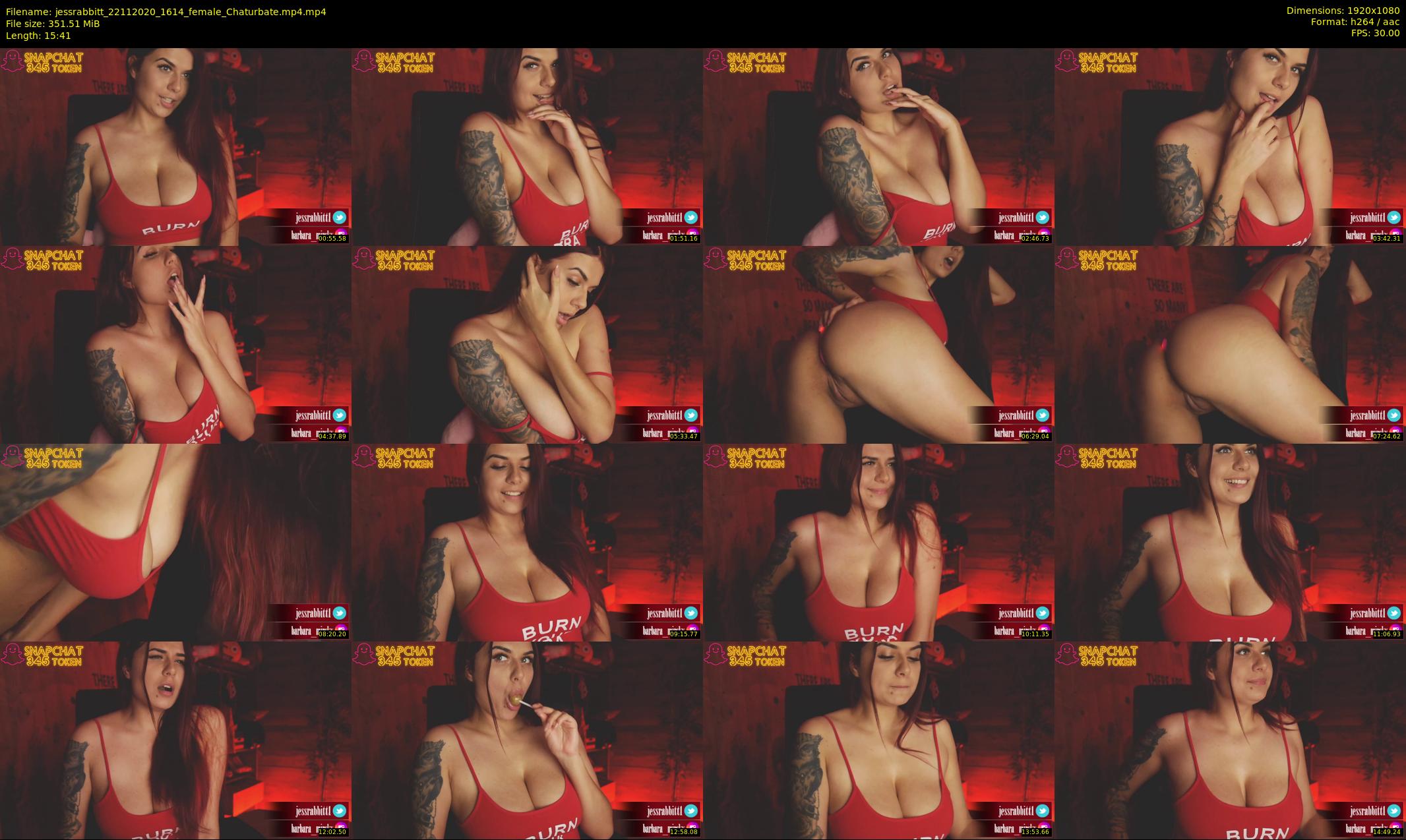 jessrabbitt — 16 minute Chaturbate female cam show recording, 1080p, Nov 22, 2020