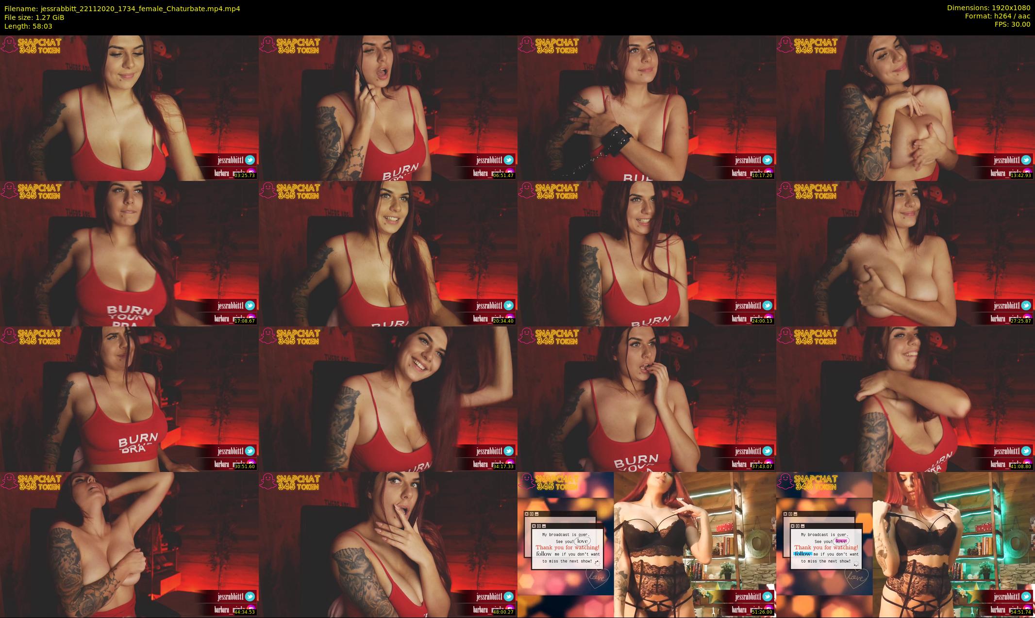 jessrabbitt — 59 minute Chaturbate female cam show recording, 1080p, Nov 22, 2020