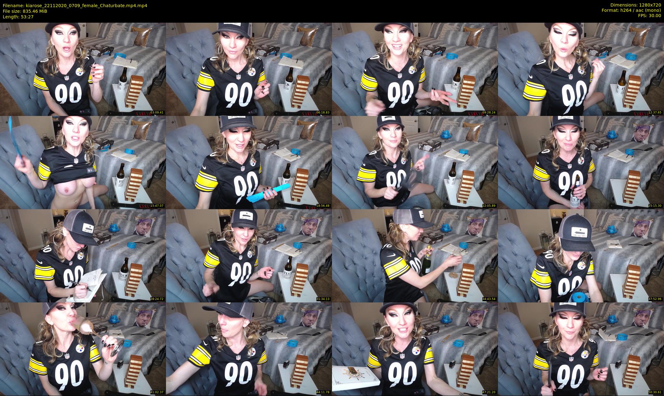 kiarose — 54 minute Chaturbate female cam show recording, 720p, Nov 22, 2020