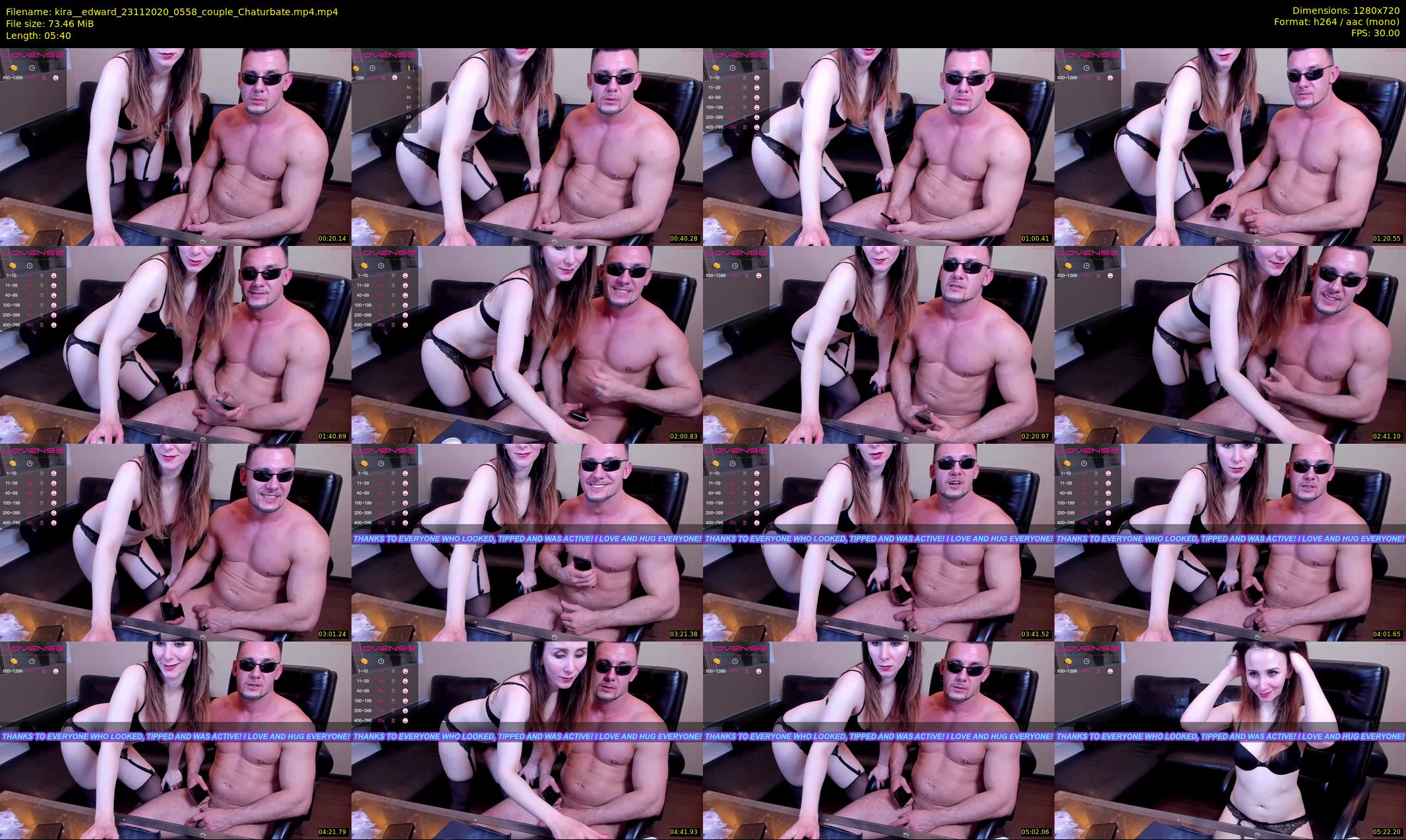 kira__edward — 6 minute Chaturbate couple cam show recording, 720p, Nov 23, 2020