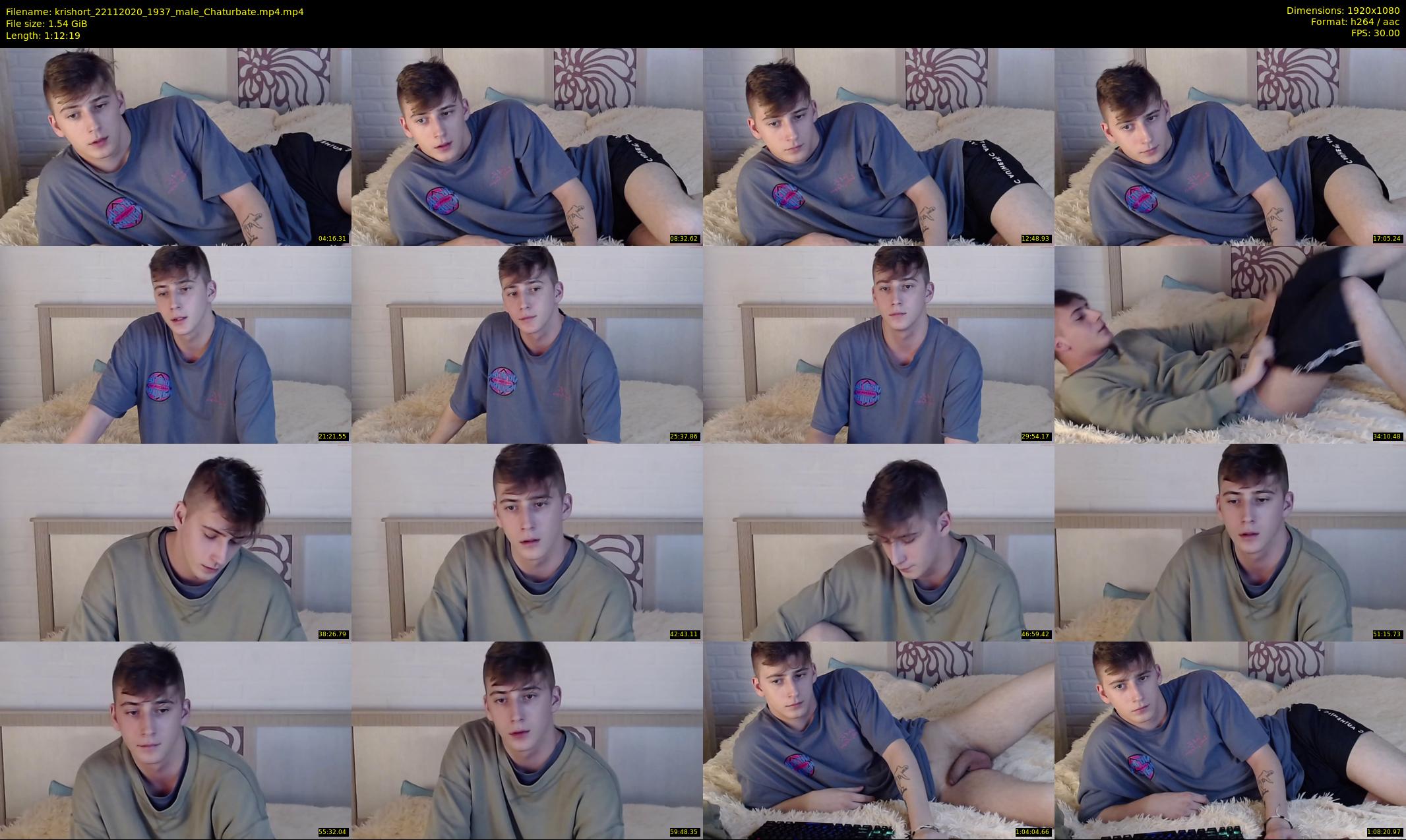 krishort — 73 minute Chaturbate male cam show recording, 1080p, Nov 22, 2020