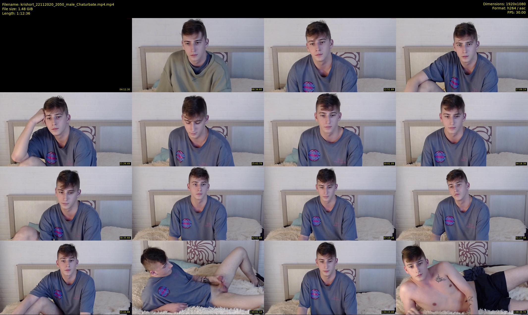 krishort — 73 minute Chaturbate male cam show recording, 1080p, Nov 22, 2020