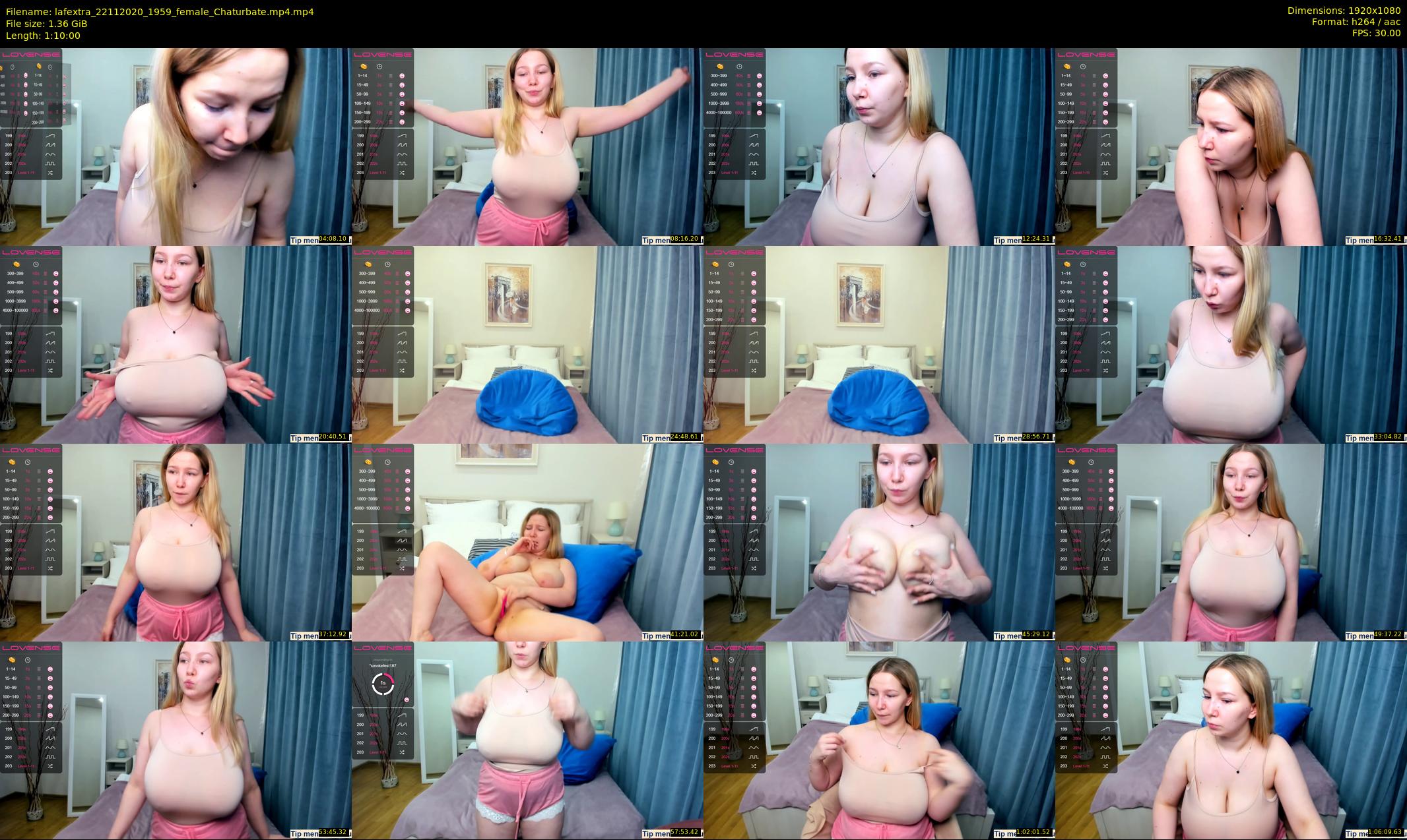 lafextra — 70 minute Chaturbate female cam show recording, 1080p, Nov 22, 2020