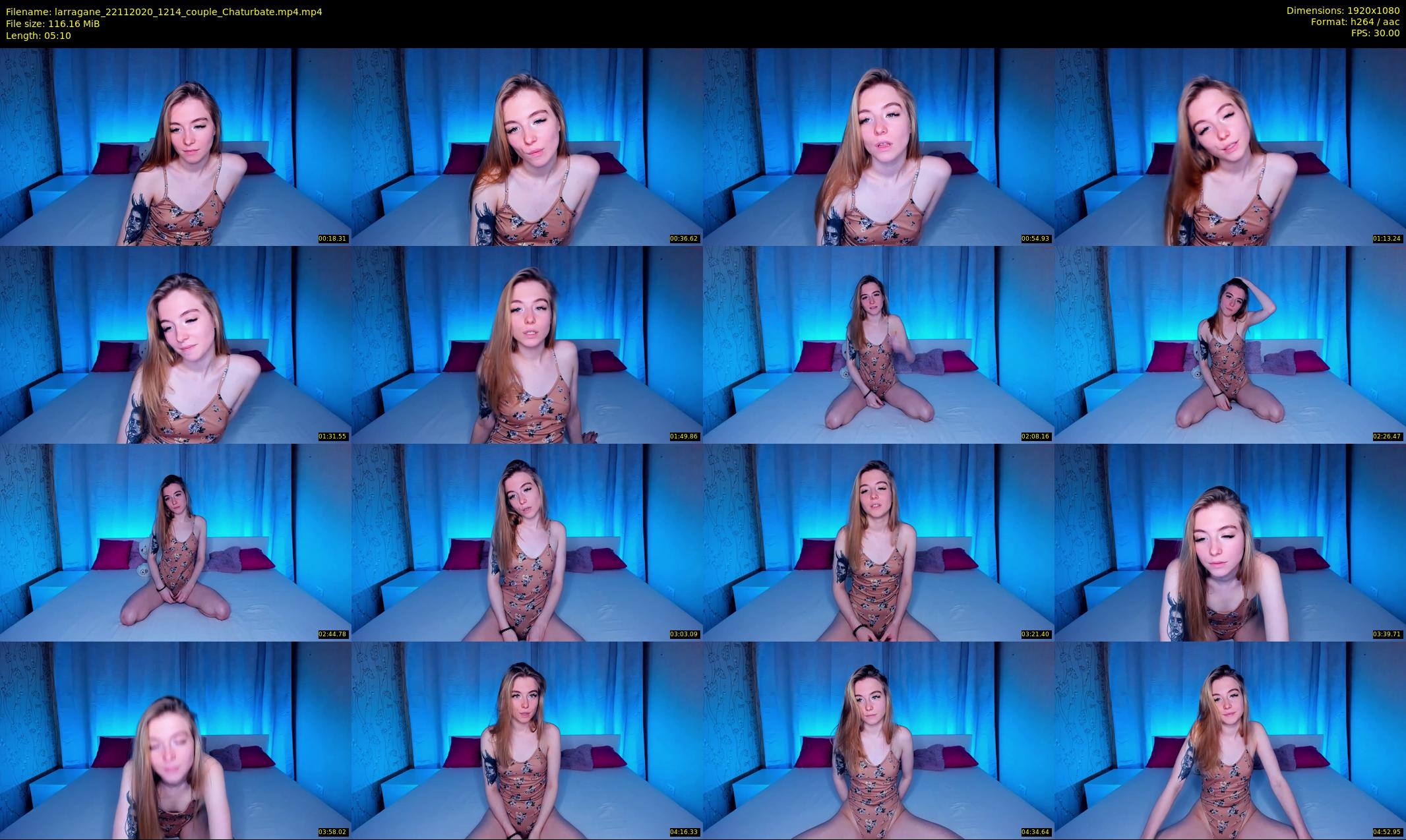 larragane — 6 minute Chaturbate couple cam show recording, 1080p, Nov 22, 2020