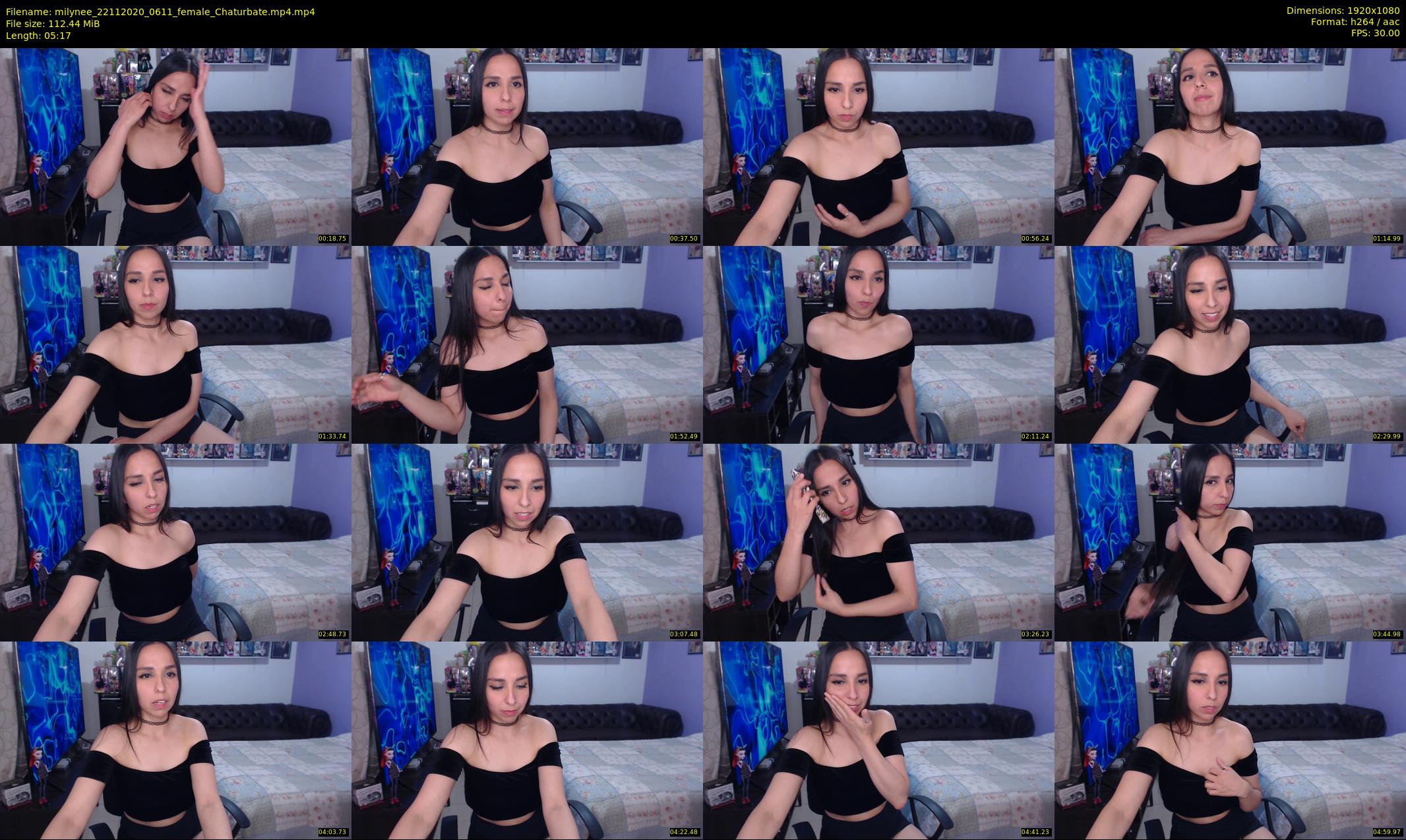milynee — 6 minute Chaturbate female cam show recording, 1080p, Nov 22, 2020