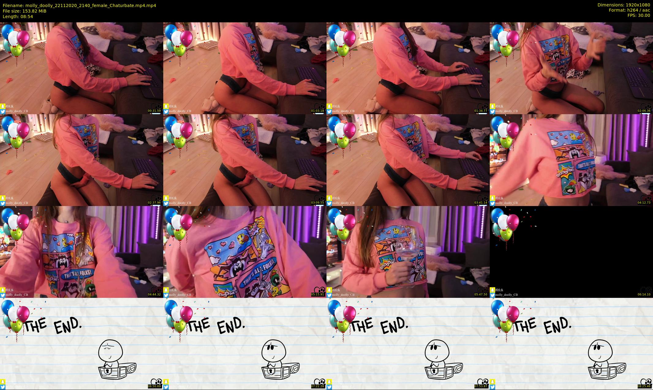 molly_doolly — 9 minute Chaturbate female cam show recording, 1080p, Nov 22, 2020