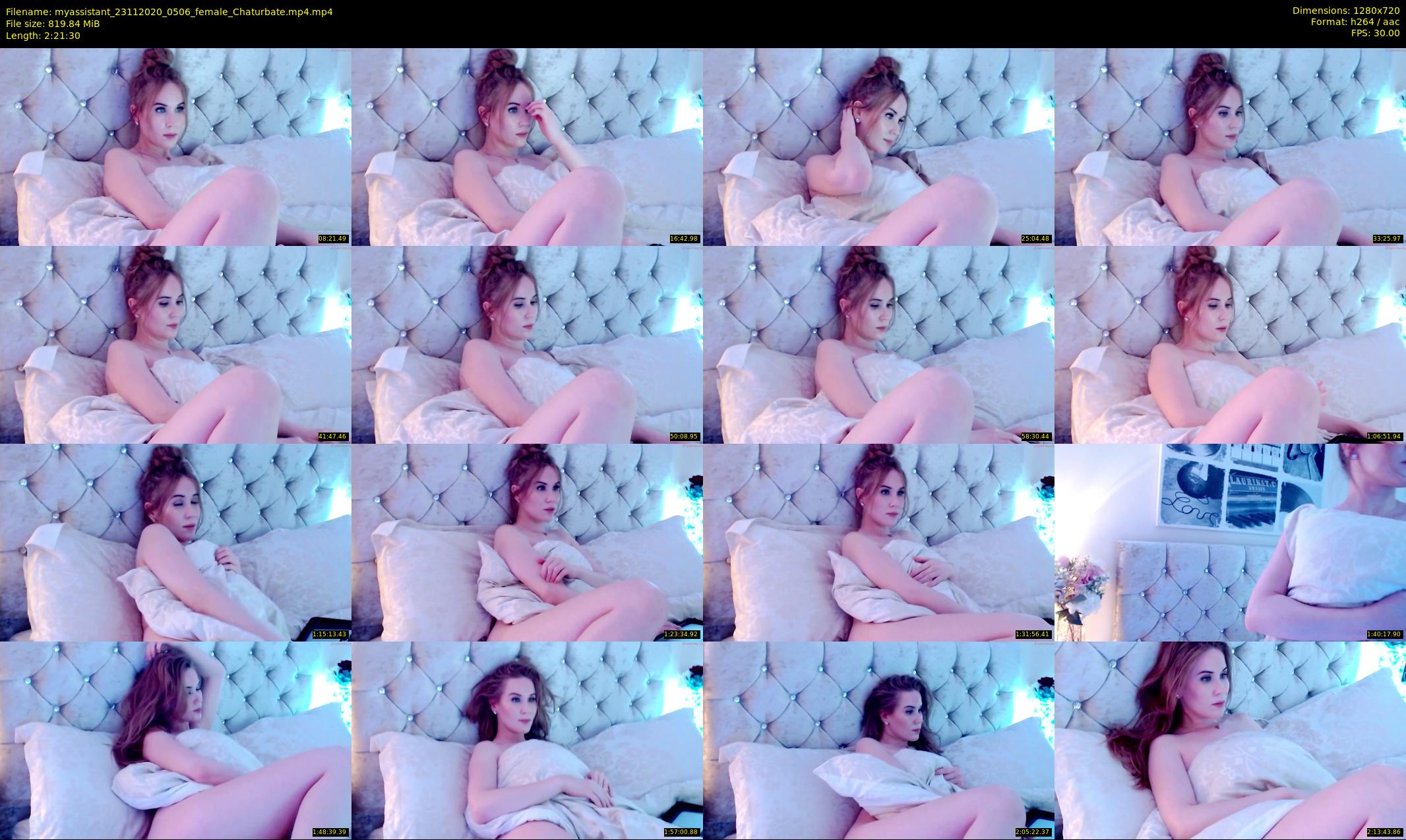 myassistant — 142 minute Chaturbate female cam show recording, 720p, Nov 23, 2020
