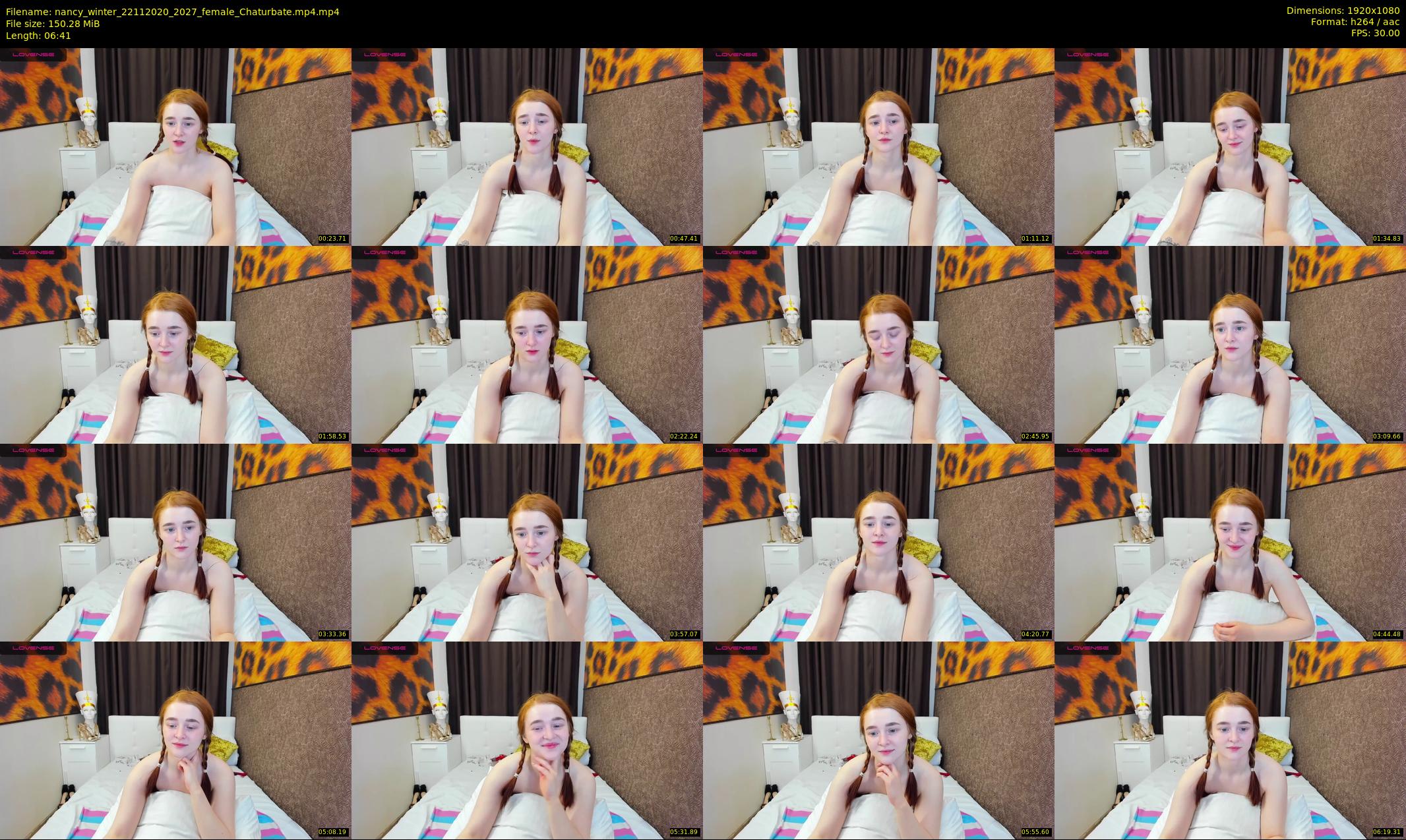 nancy_winter — 7 minute Chaturbate female cam show recording, 1080p, Nov 22, 2020