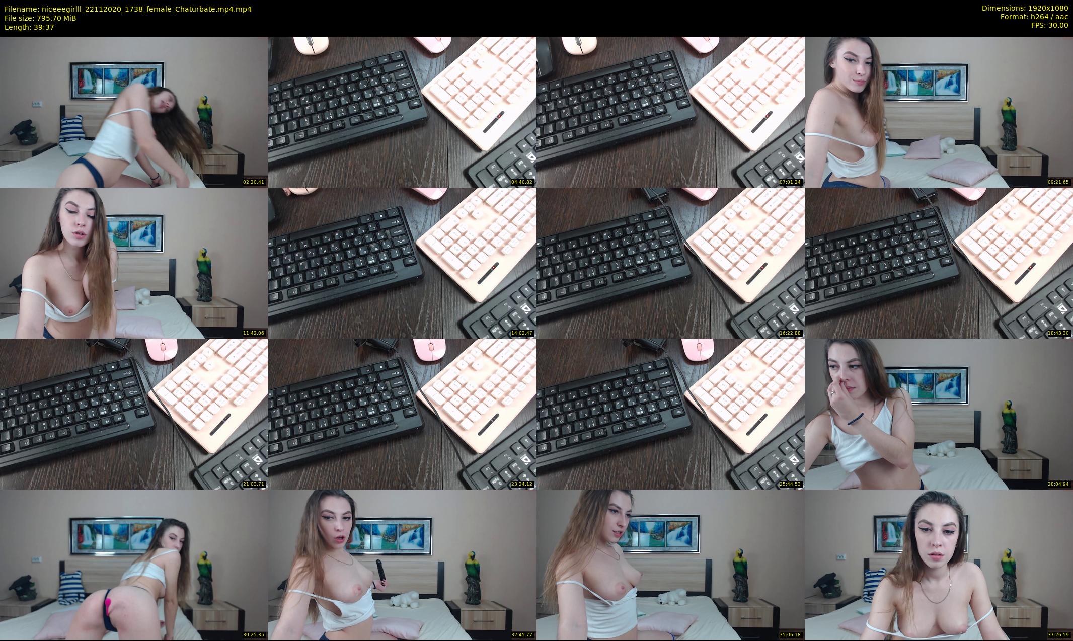 niceeegirlll — 40 minute Chaturbate couple cam show recording, 1080p, Nov 22, 2020