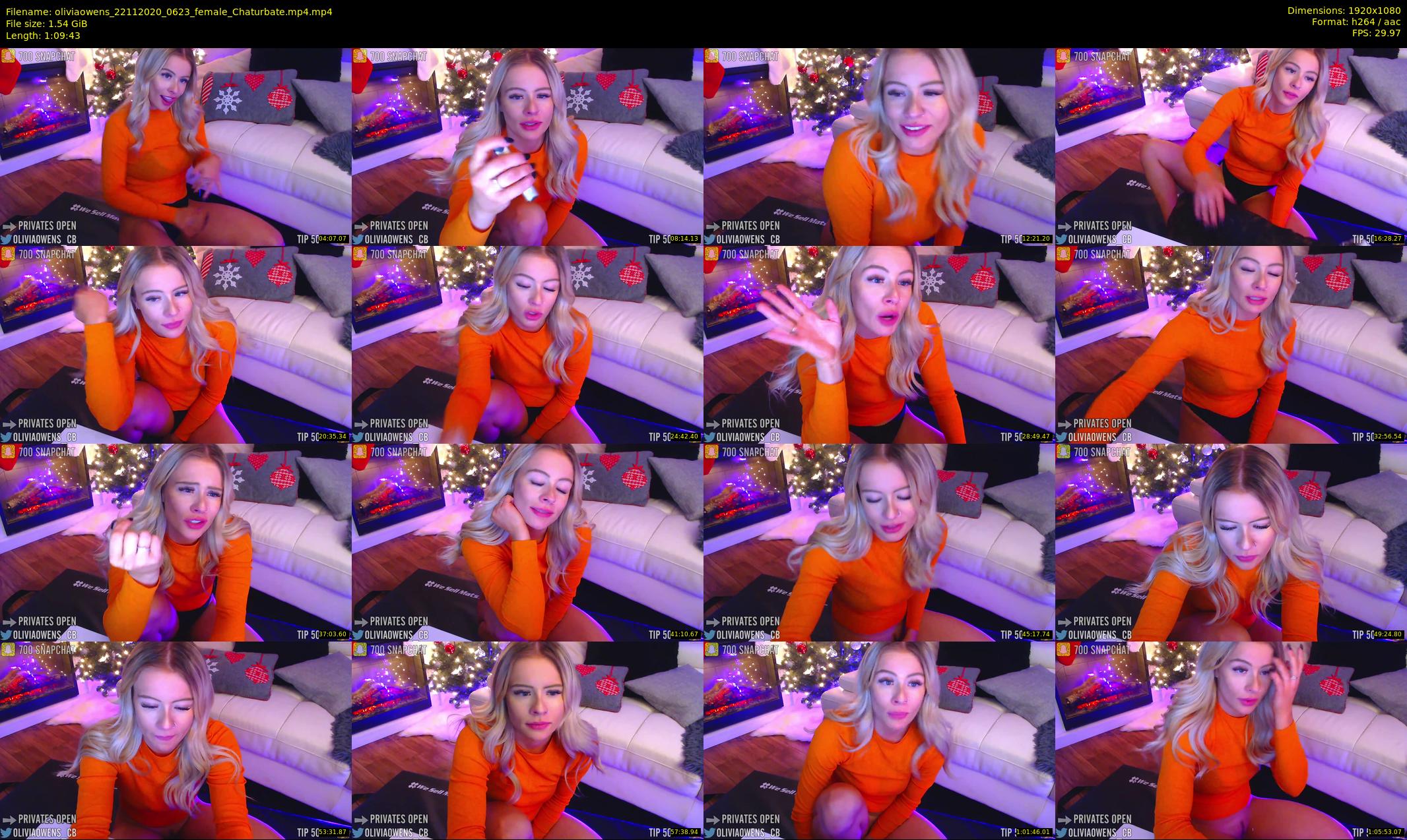 oliviaowens — 70 minute Chaturbate female cam show recording, 1080p, Nov 22, 2020