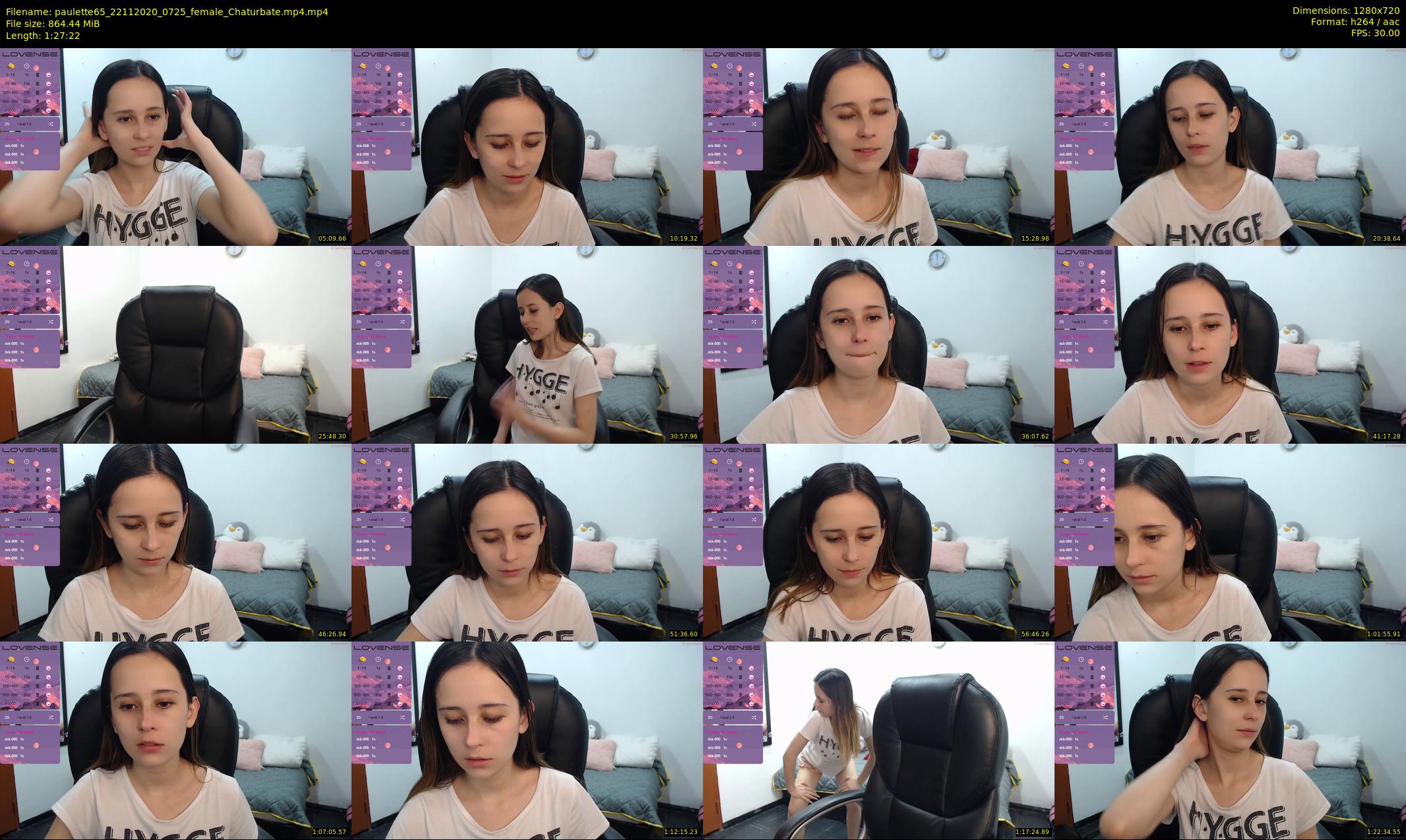 paulette65 — 88 minute Chaturbate female cam show recording, 720p, Nov 22, 2020
