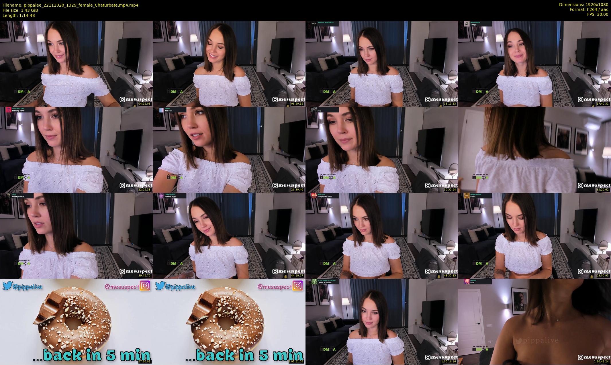 pippalee — 75 minute Chaturbate female cam show recording, 1080p, Nov 22, 2020
