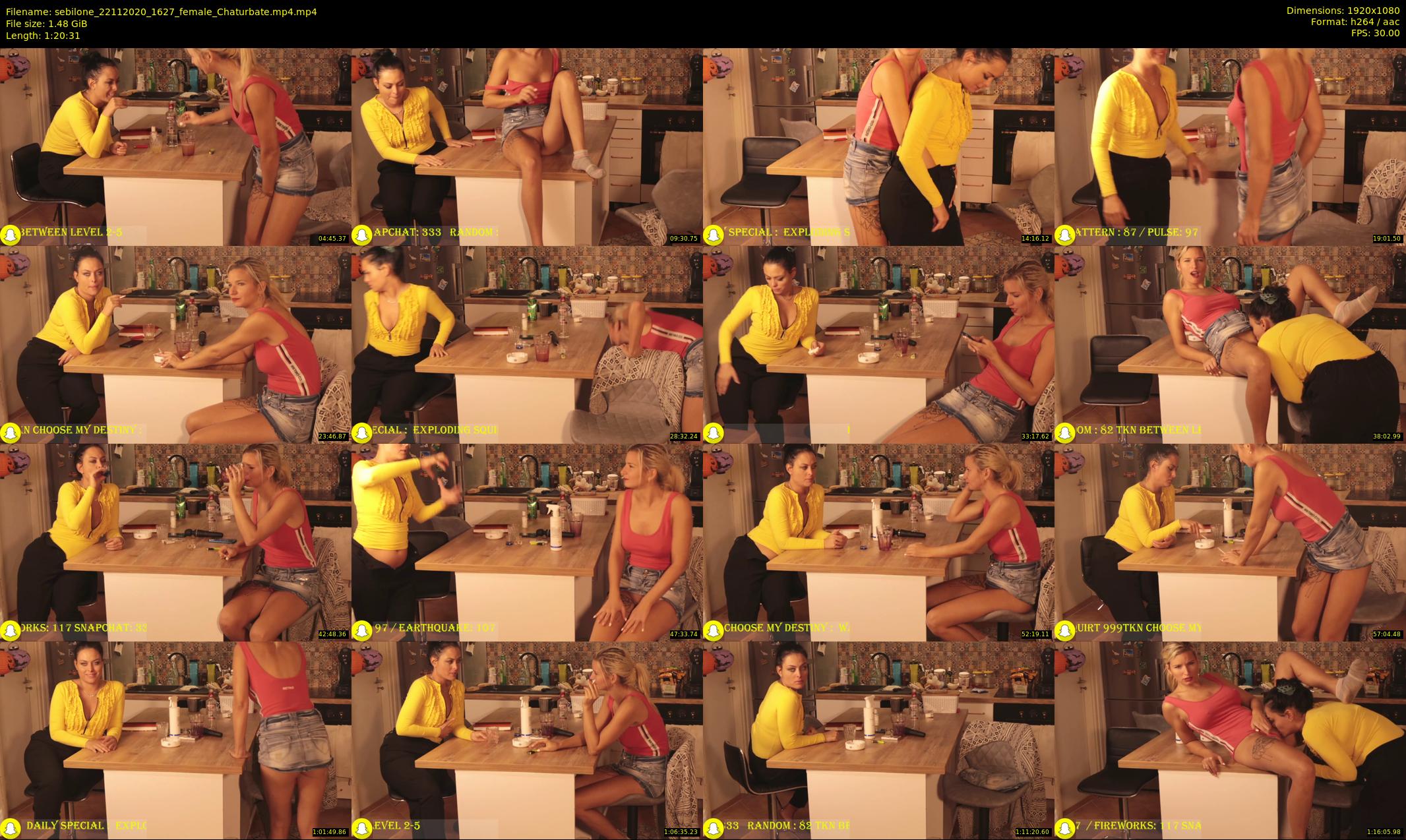 sebilone — 81 minute Chaturbate couple cam show recording, 1080p, Nov 22, 2020