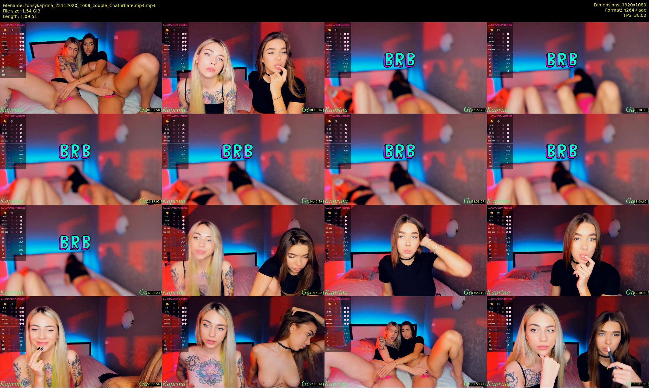 tonsykaprina — 70 minute Chaturbate couple cam show recording, 1080p, Nov 22, 2020