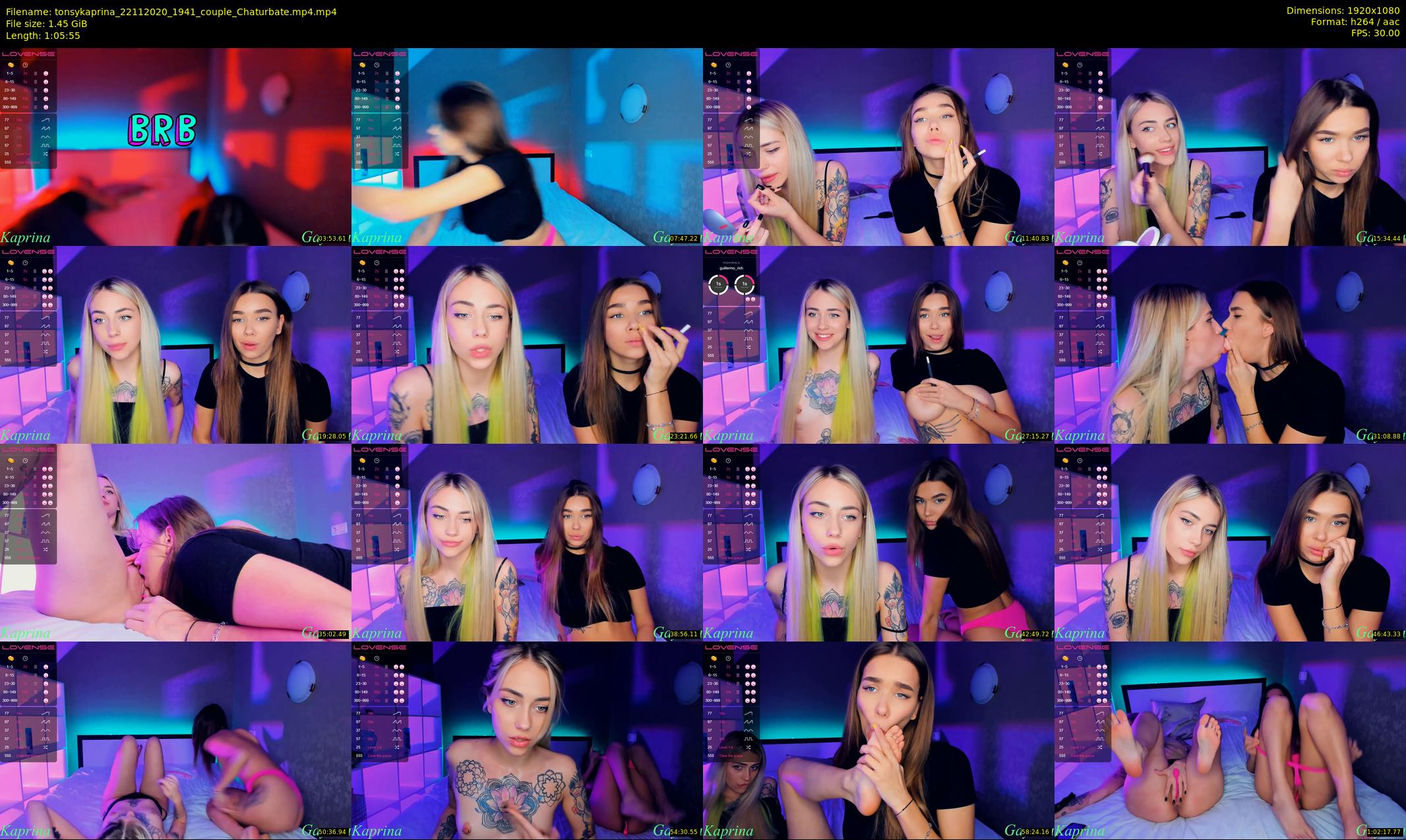tonsykaprina — 66 minute Chaturbate couple cam show recording, 1080p, Nov 22, 2020