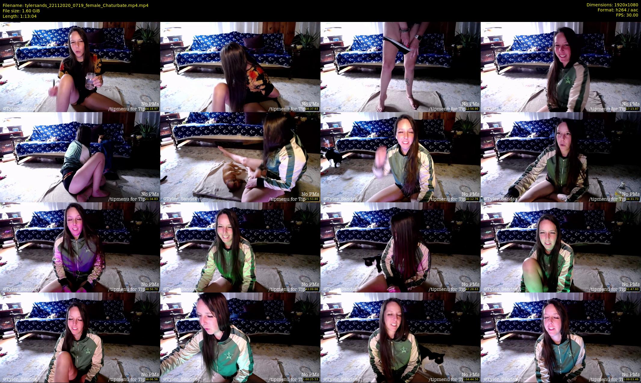 tylersands — 74 minute Chaturbate female cam show recording, 1080p, Nov 22, 2020