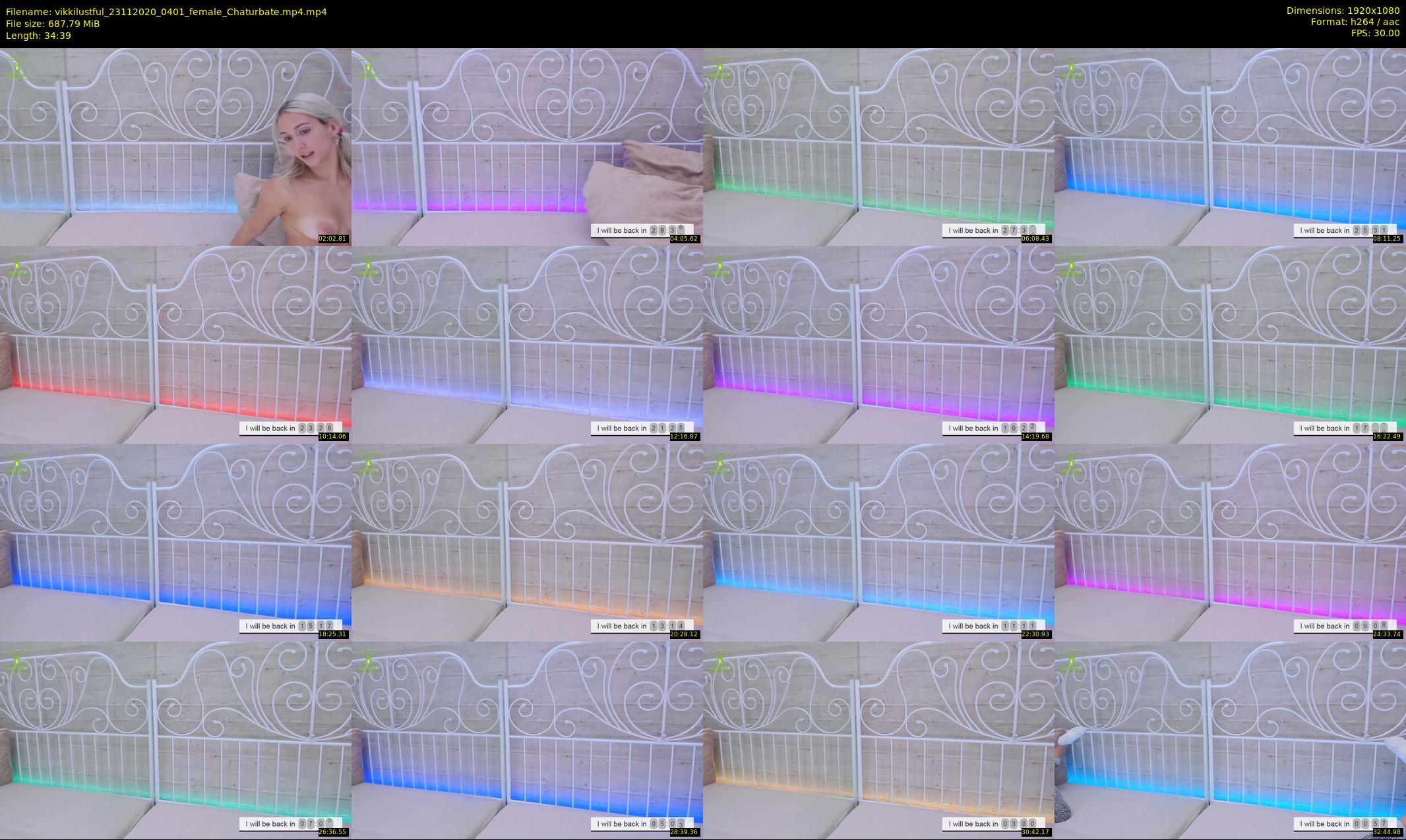 vikkilustful — 35 minute Chaturbate female cam show recording, 1080p, Nov 23, 2020